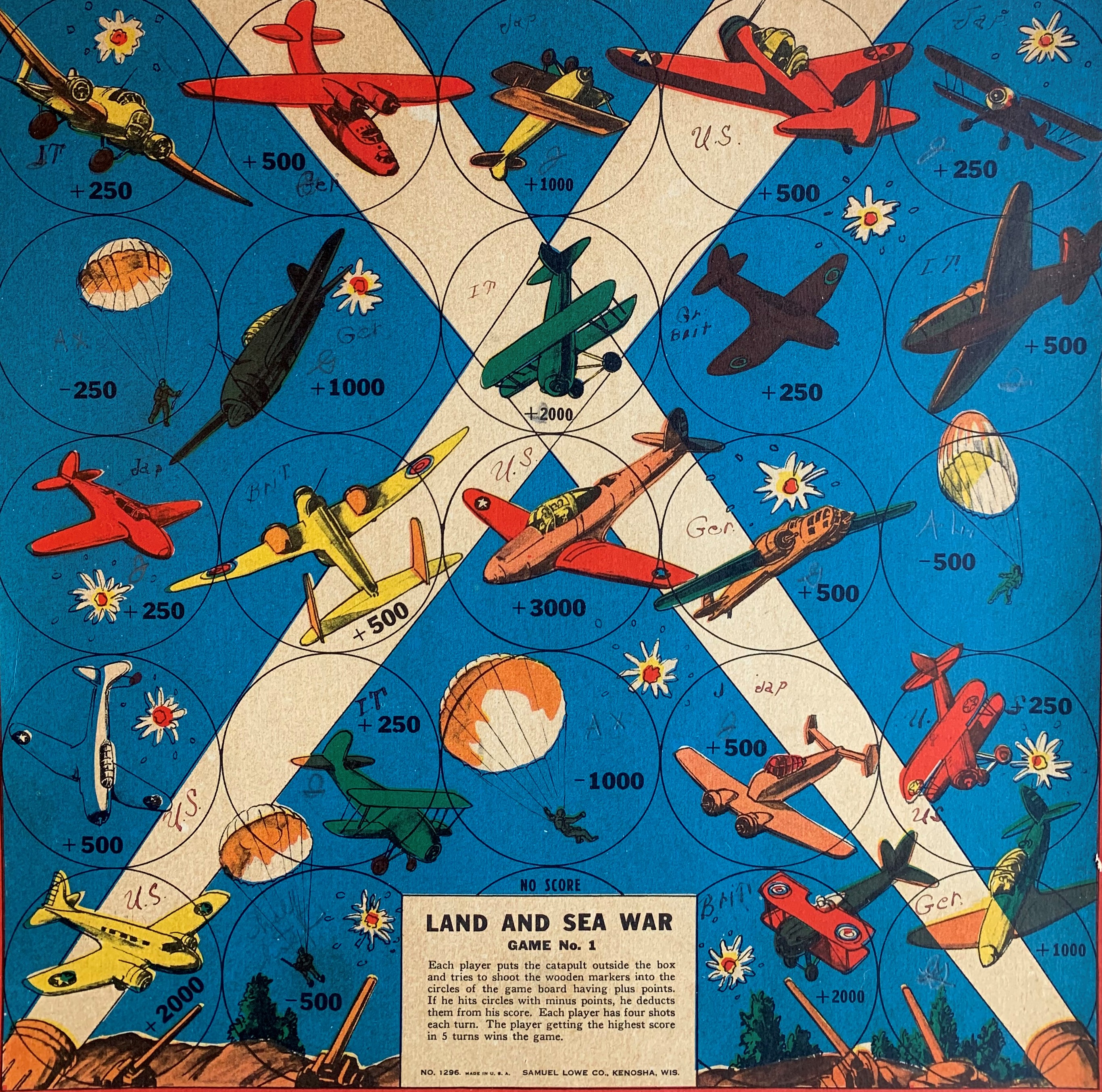 Land Sea And Air Dex Board