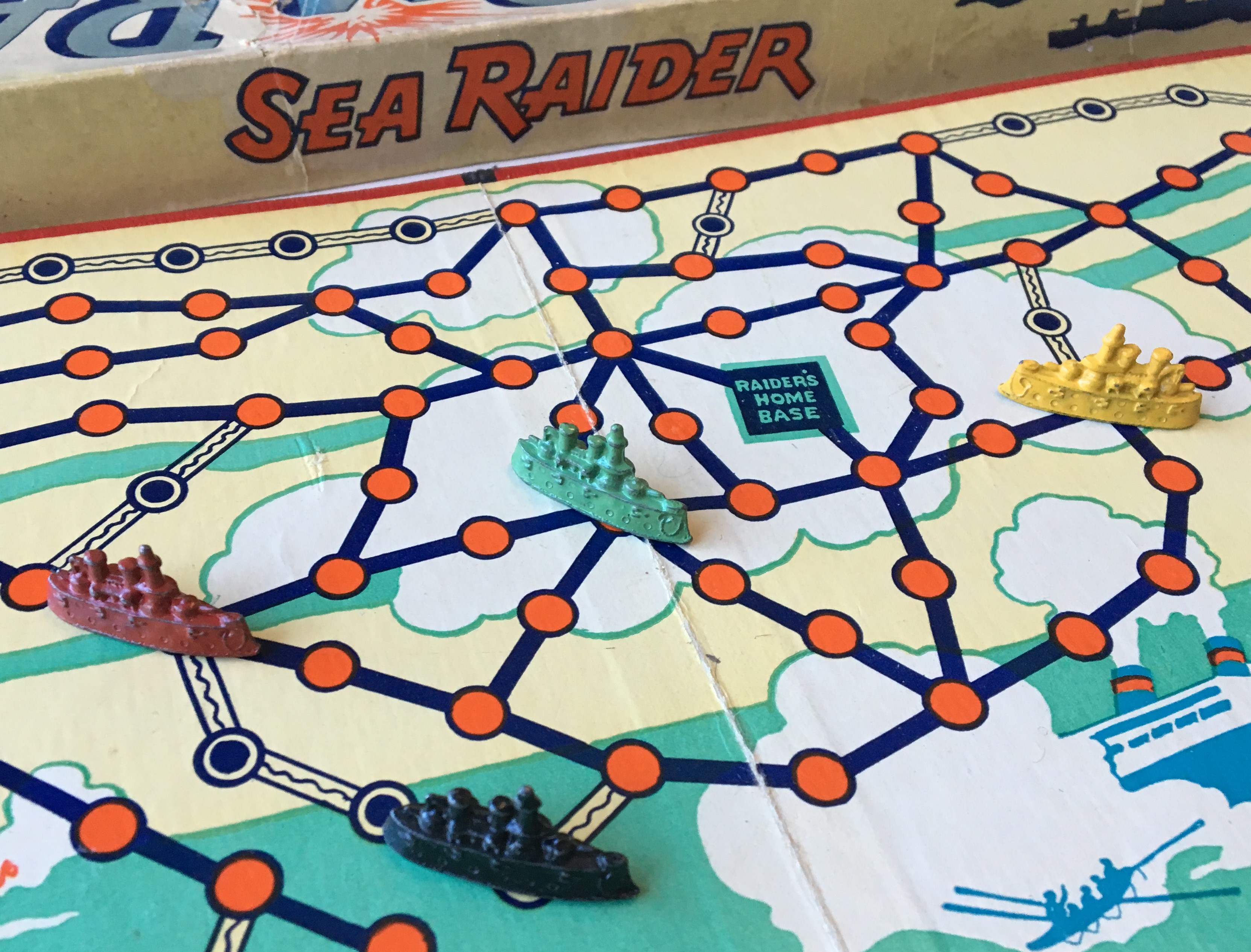 Almost home on the Sea Raider board