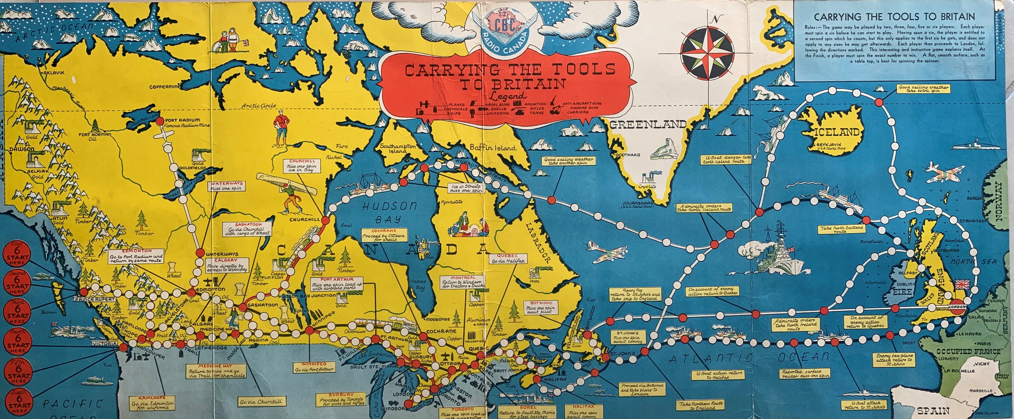 Full map for Carrying the Tools to Britain