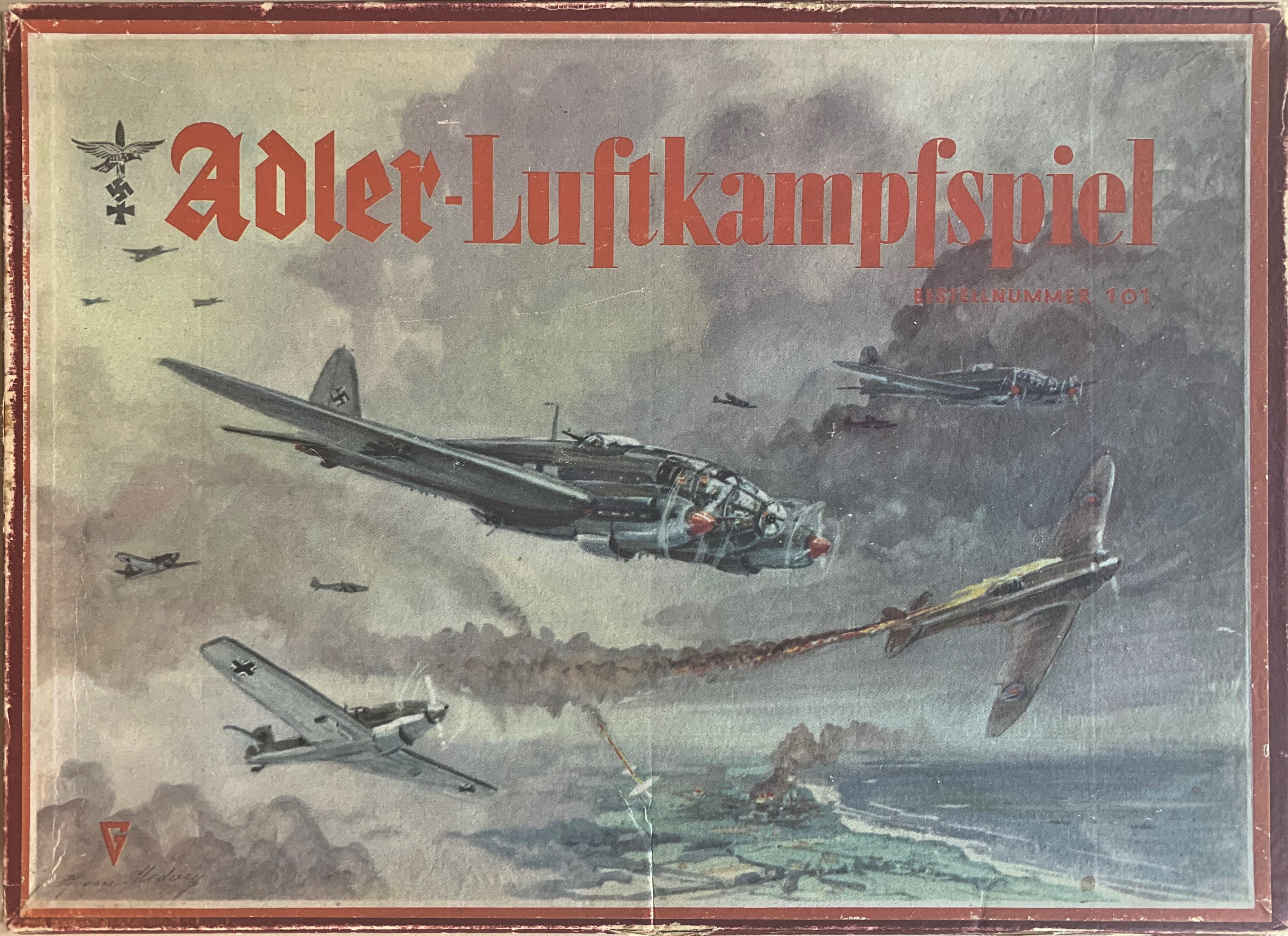 Box cover for Adler Luftkampfspiel