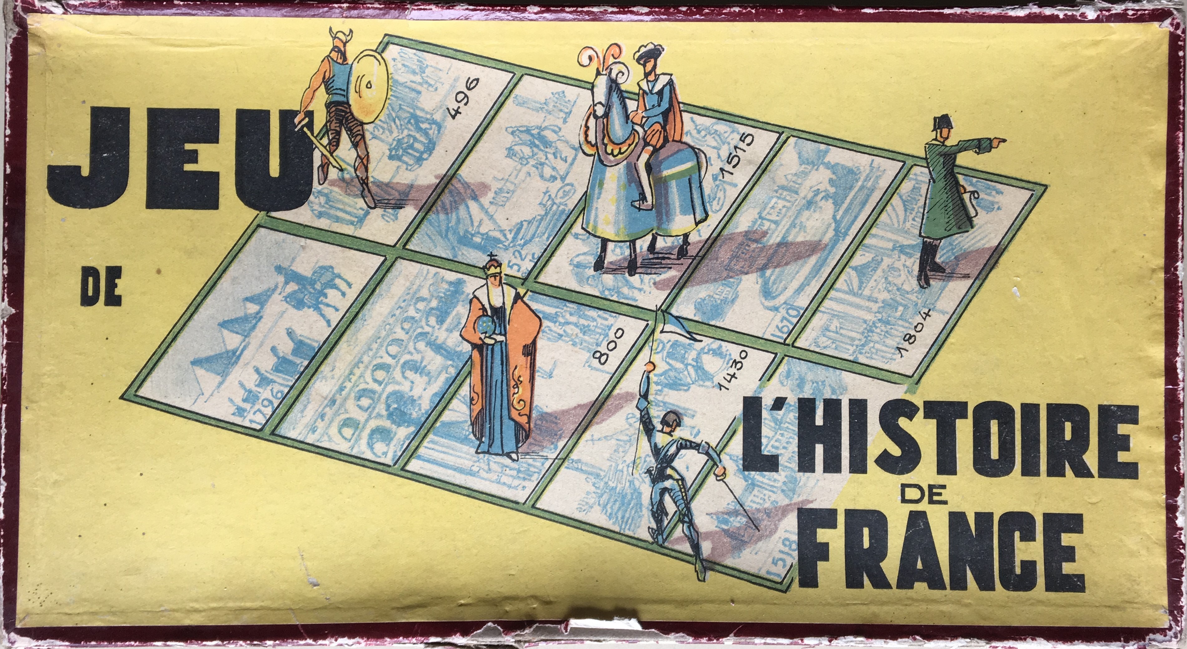 Box cover for Jeu de l'histoire de France
