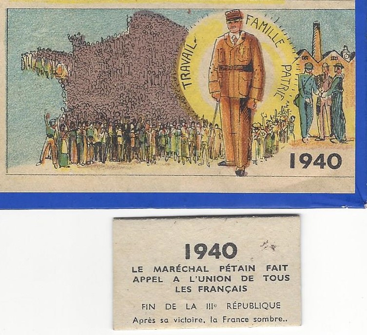 Marshal Pétain card from Jeu de l'histoire de France
