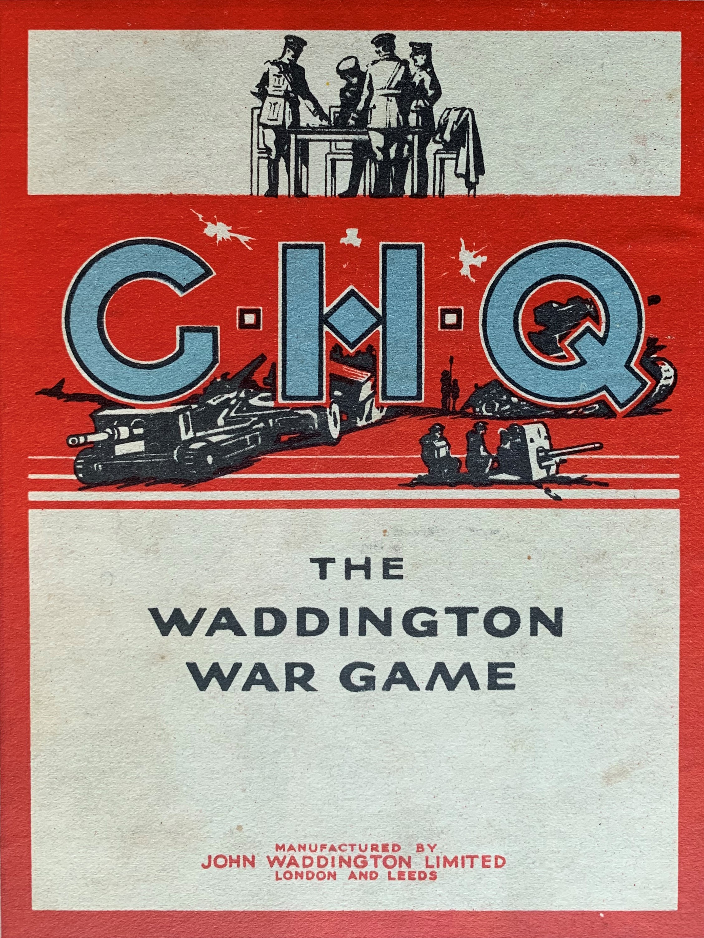 Label on the GHQ game board