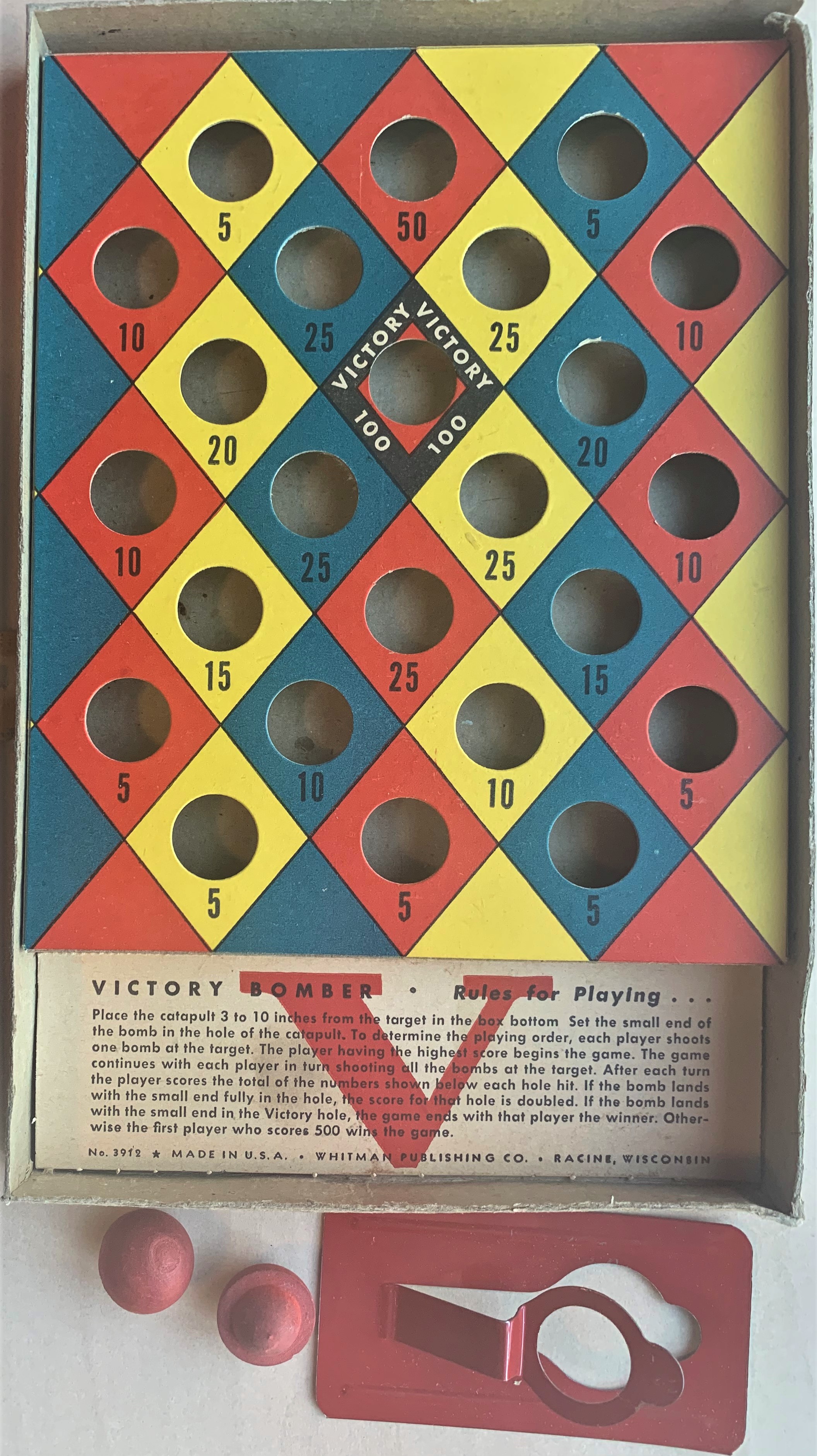 Victory Bomber Box Contents With Launcher And Pieces