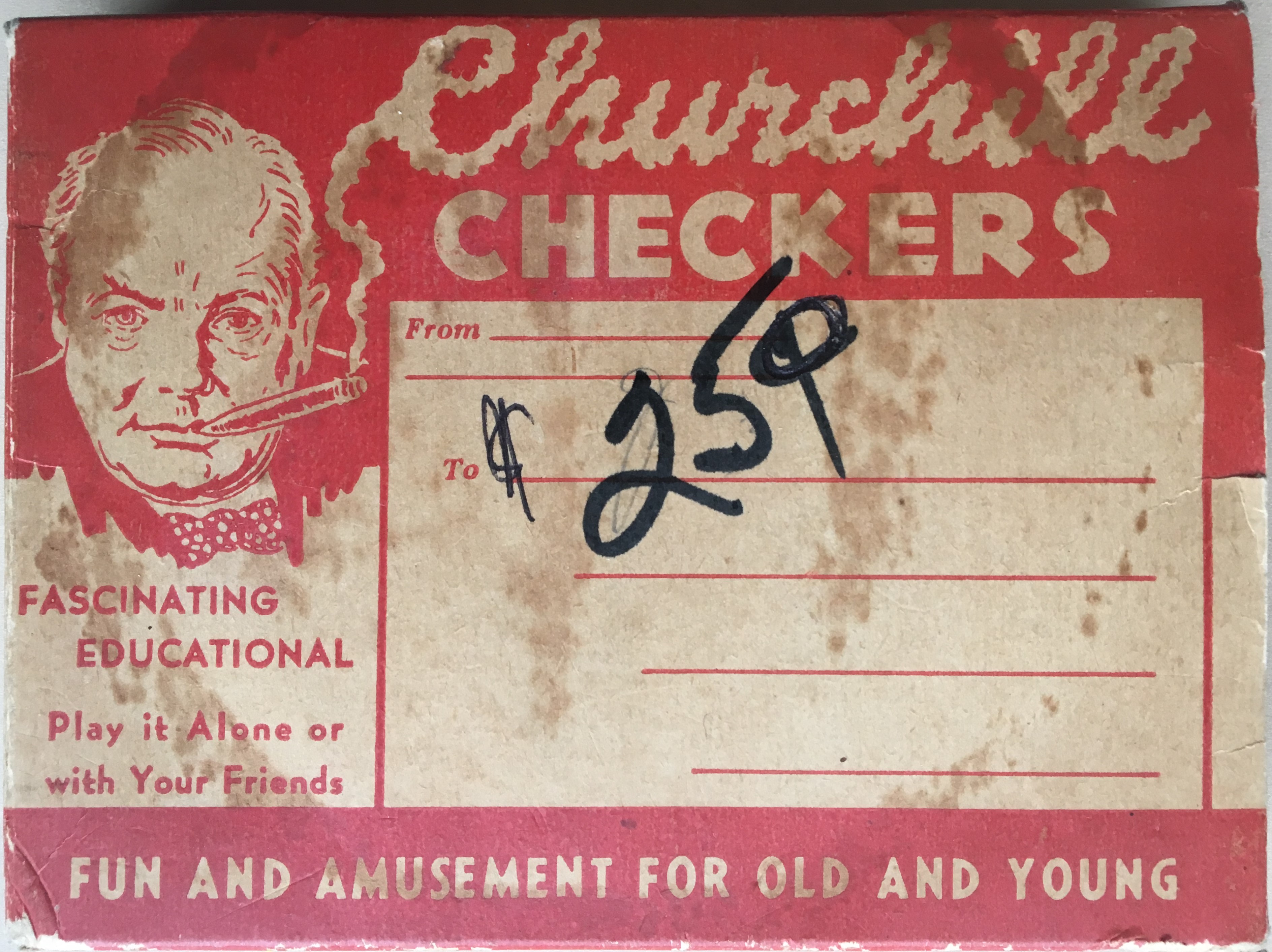 Box cover for Churchill Checkers