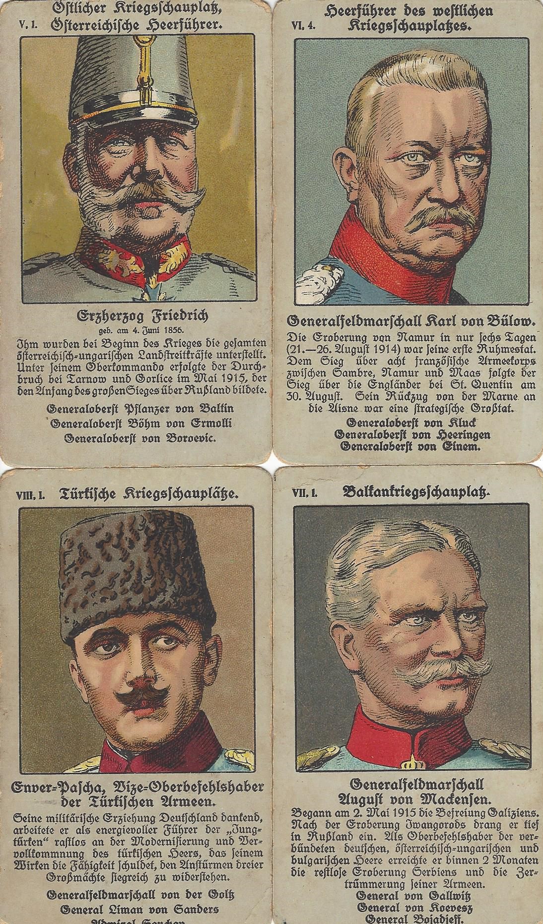 Front commanders from a Quartett card deck