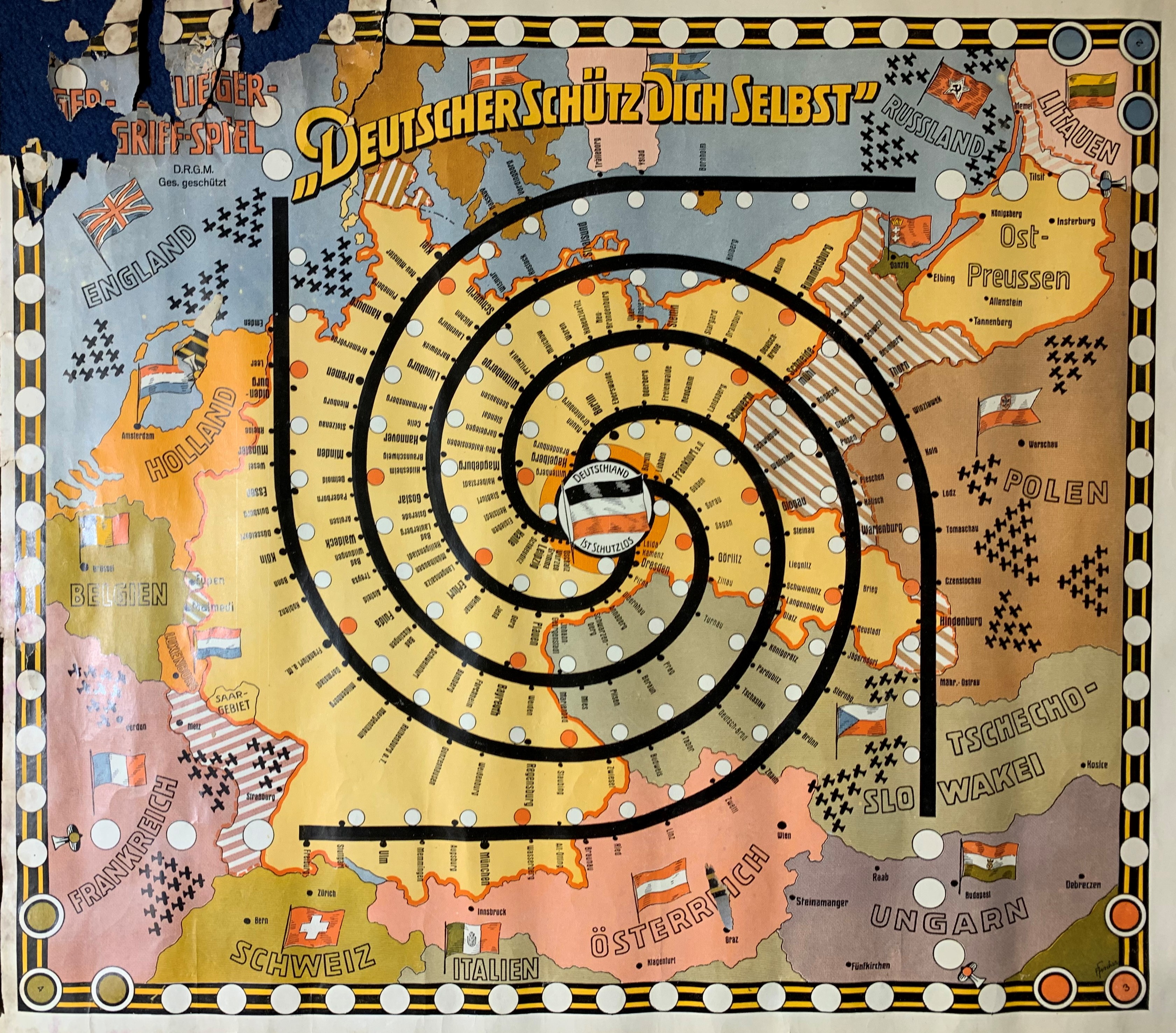 Game board for Deutscher Schutz dich Selbst