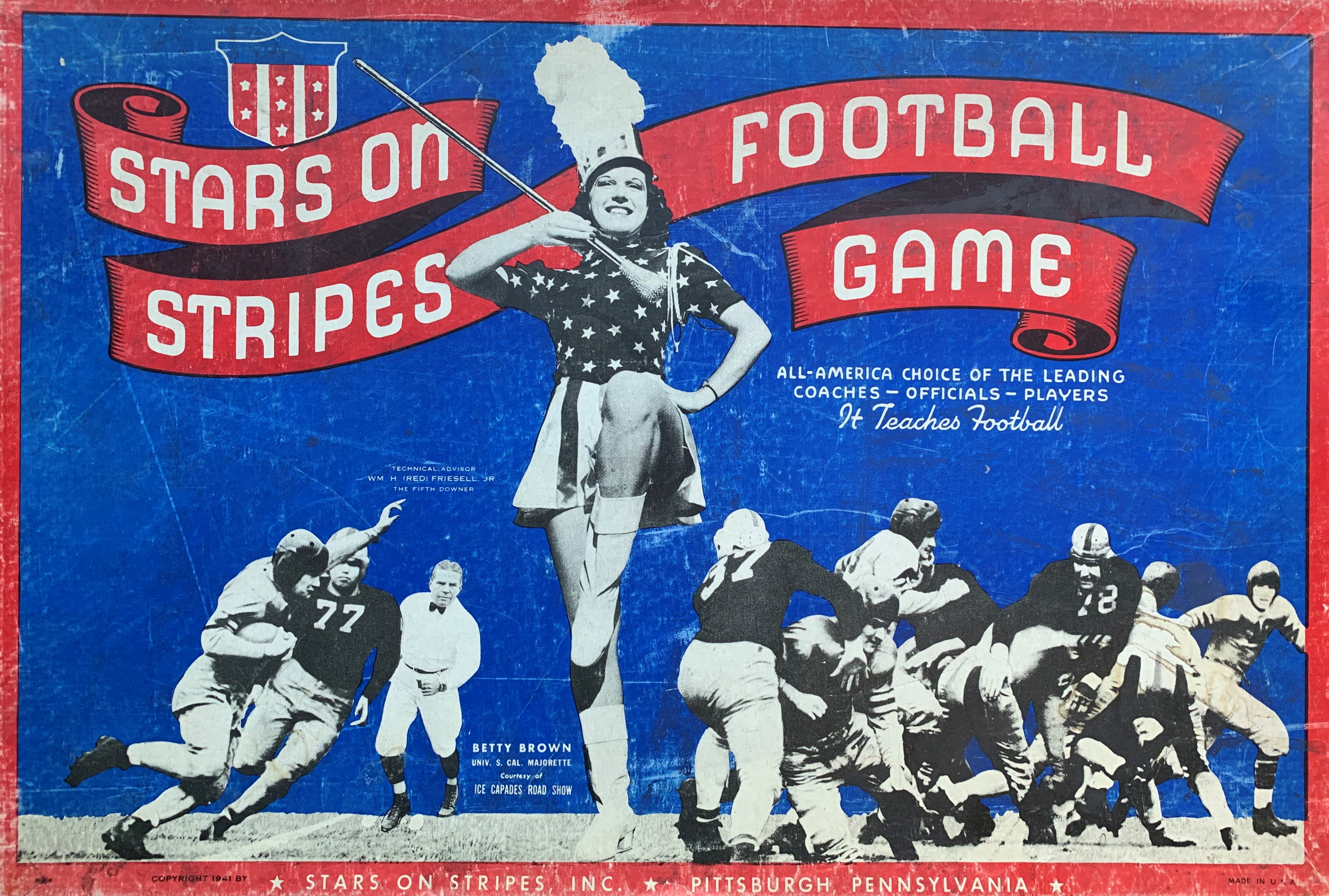 Cover of Stars on Stripes Football Game