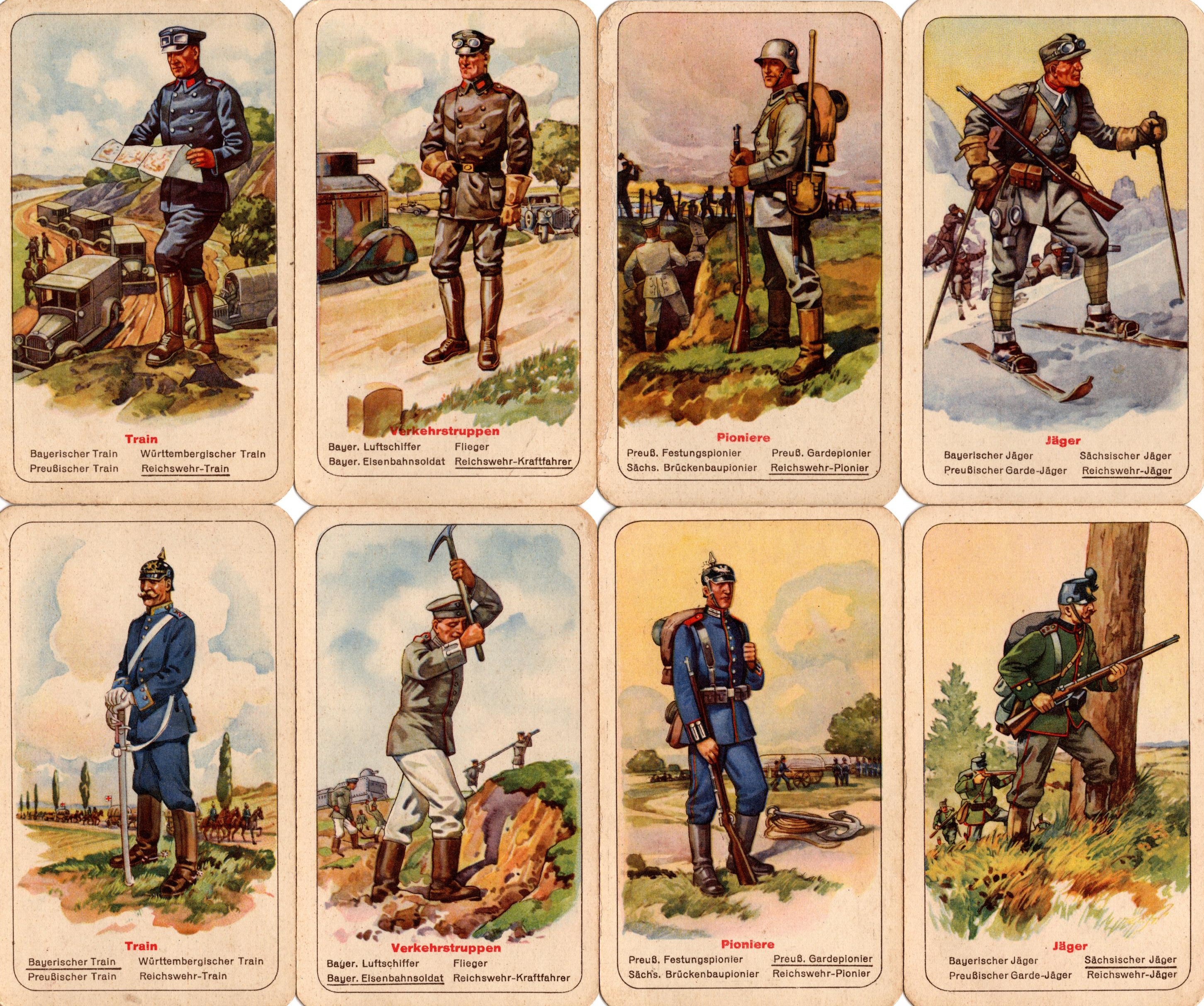 Old and new uniforms from Deutsches Heer Quartett