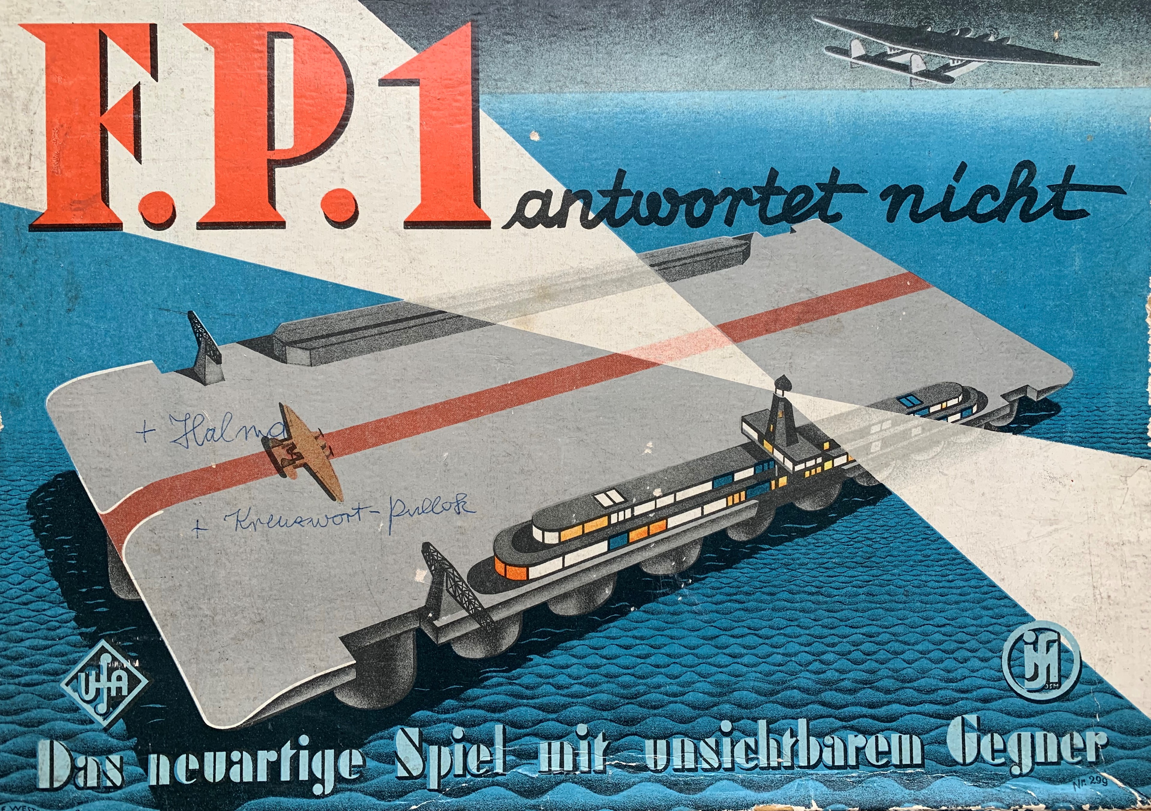 Box cover for F.P.1 Antwortet Nicht board game