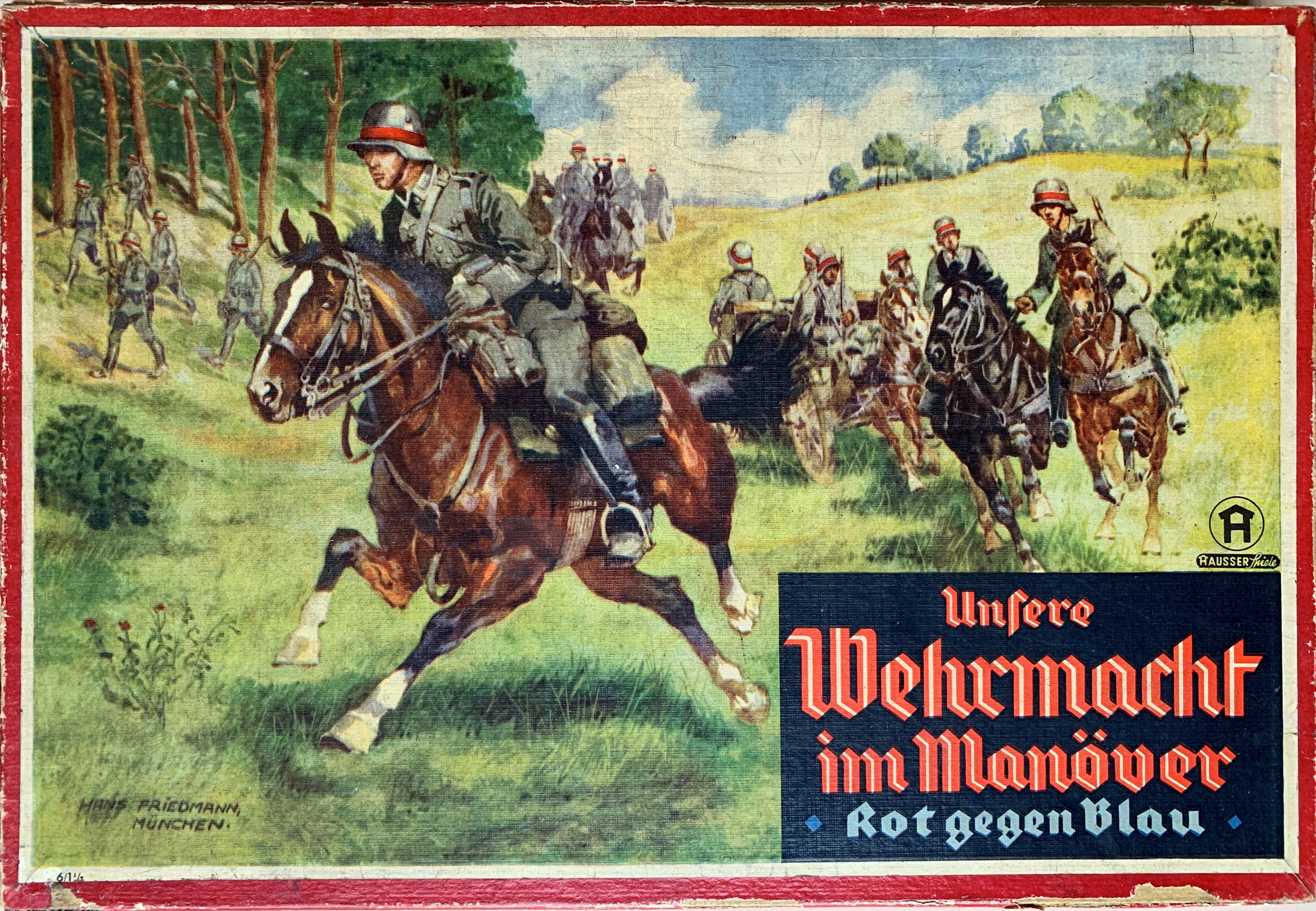 Box top for Unsere Wehrmacht im Manover