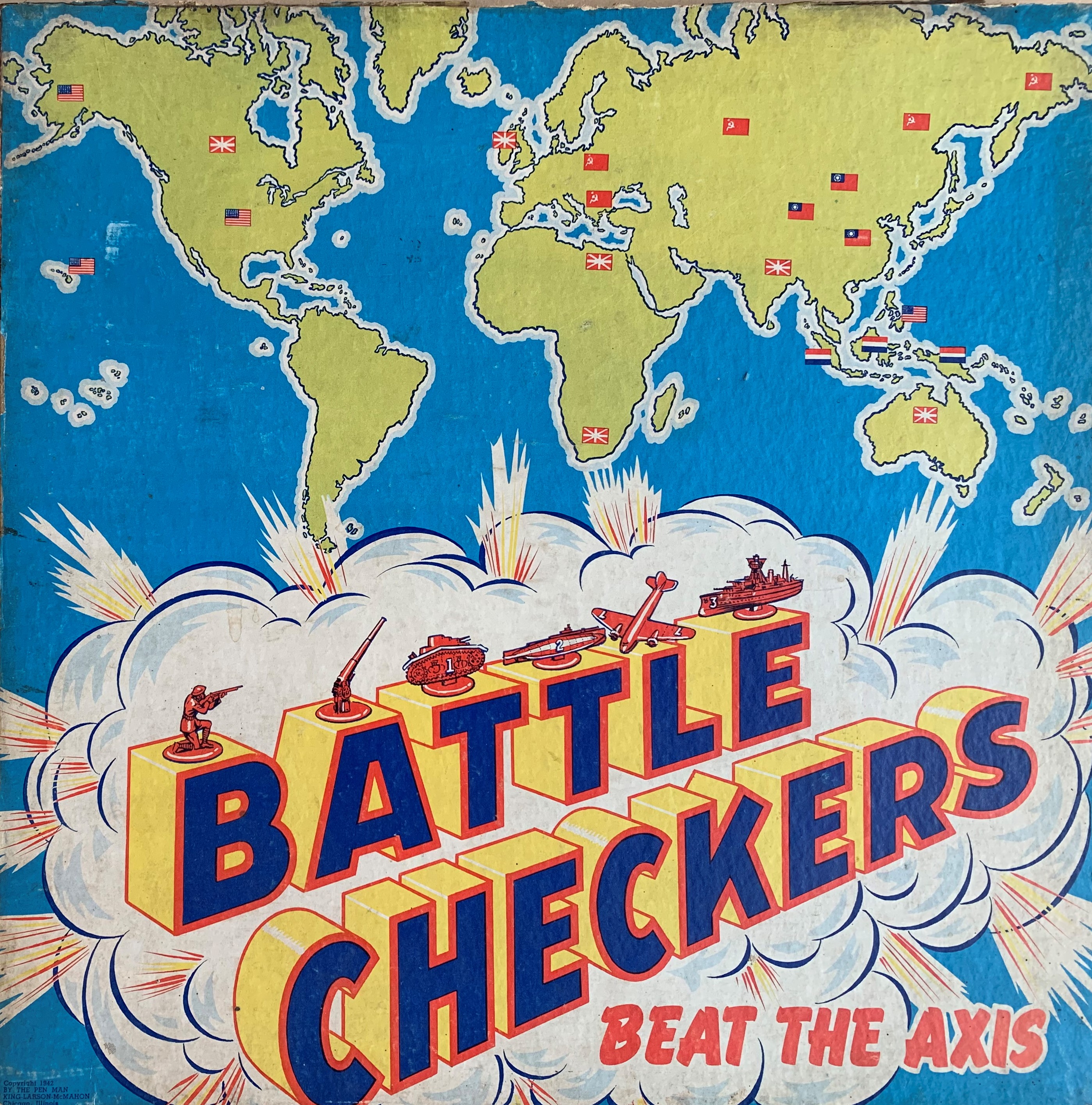 Battle Checkers Box Cover