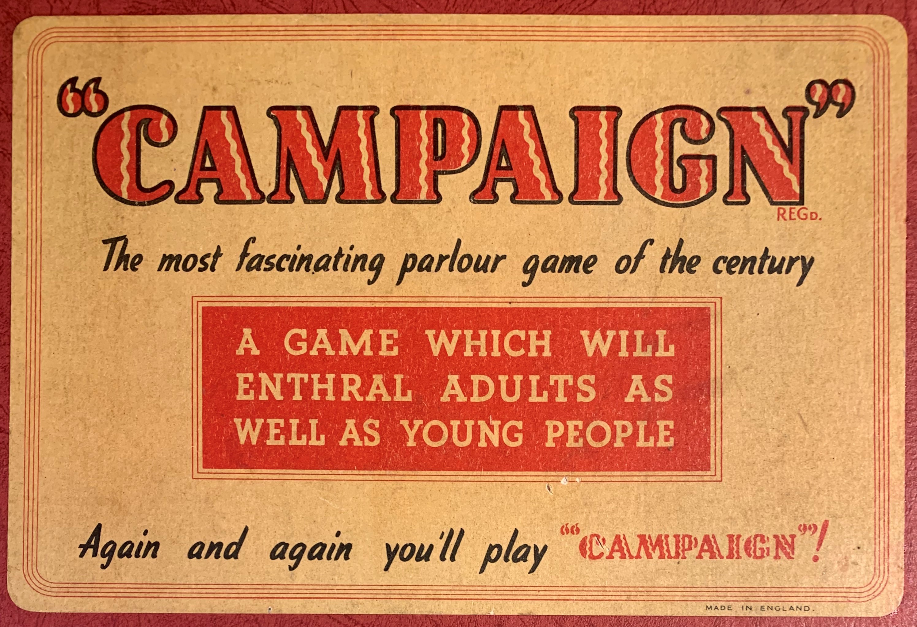 Label for Campaign 1940
