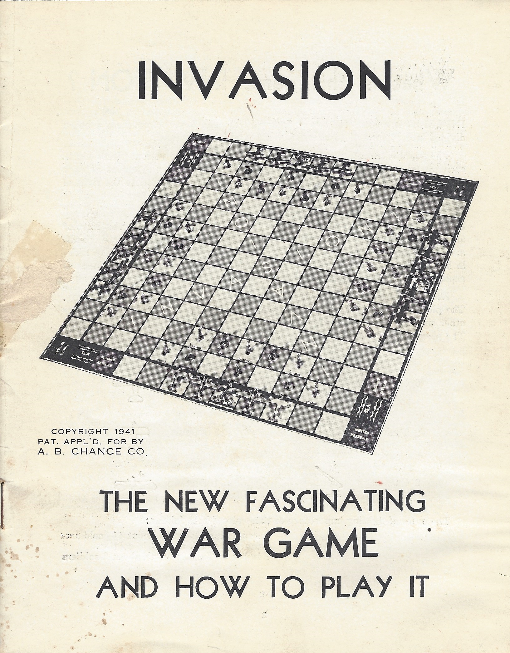 Rules front for Invasion