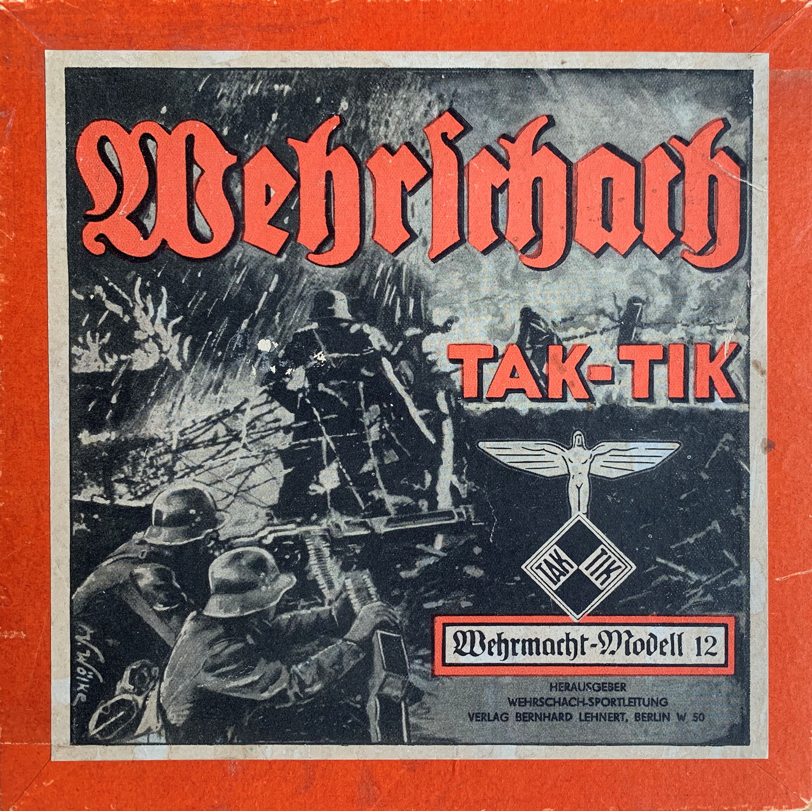 Box top for Wehrschach Tak-Tik