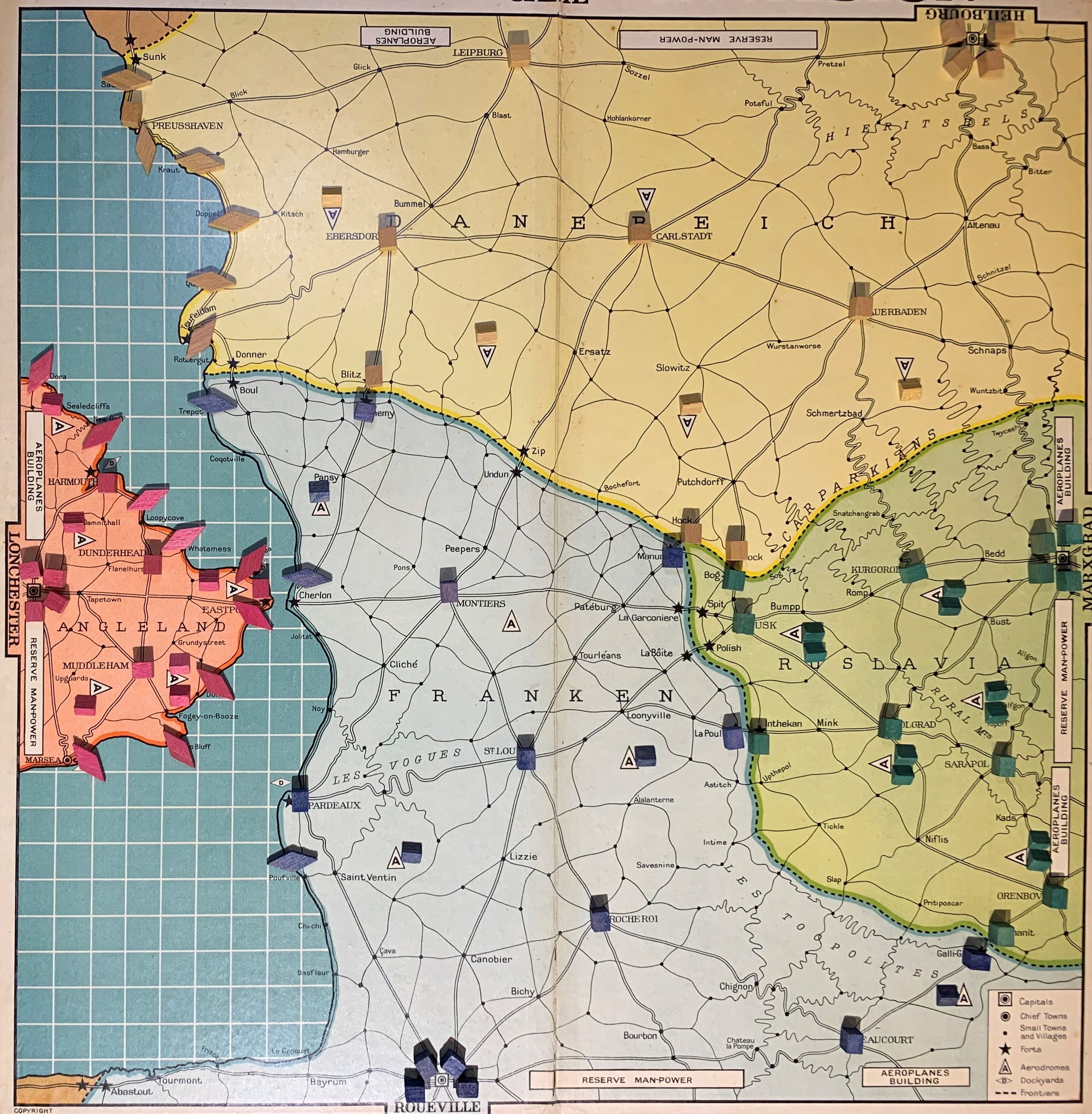 Full setup for Dennis Wheatley's Invasion