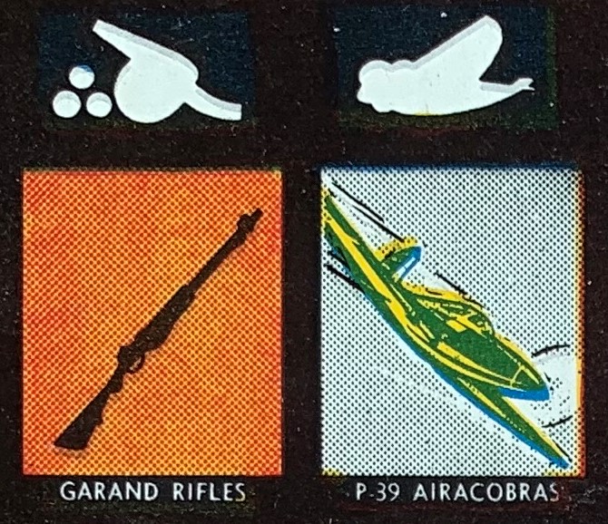 M1 Garand and P-39 Airacobra tiles from Democracy