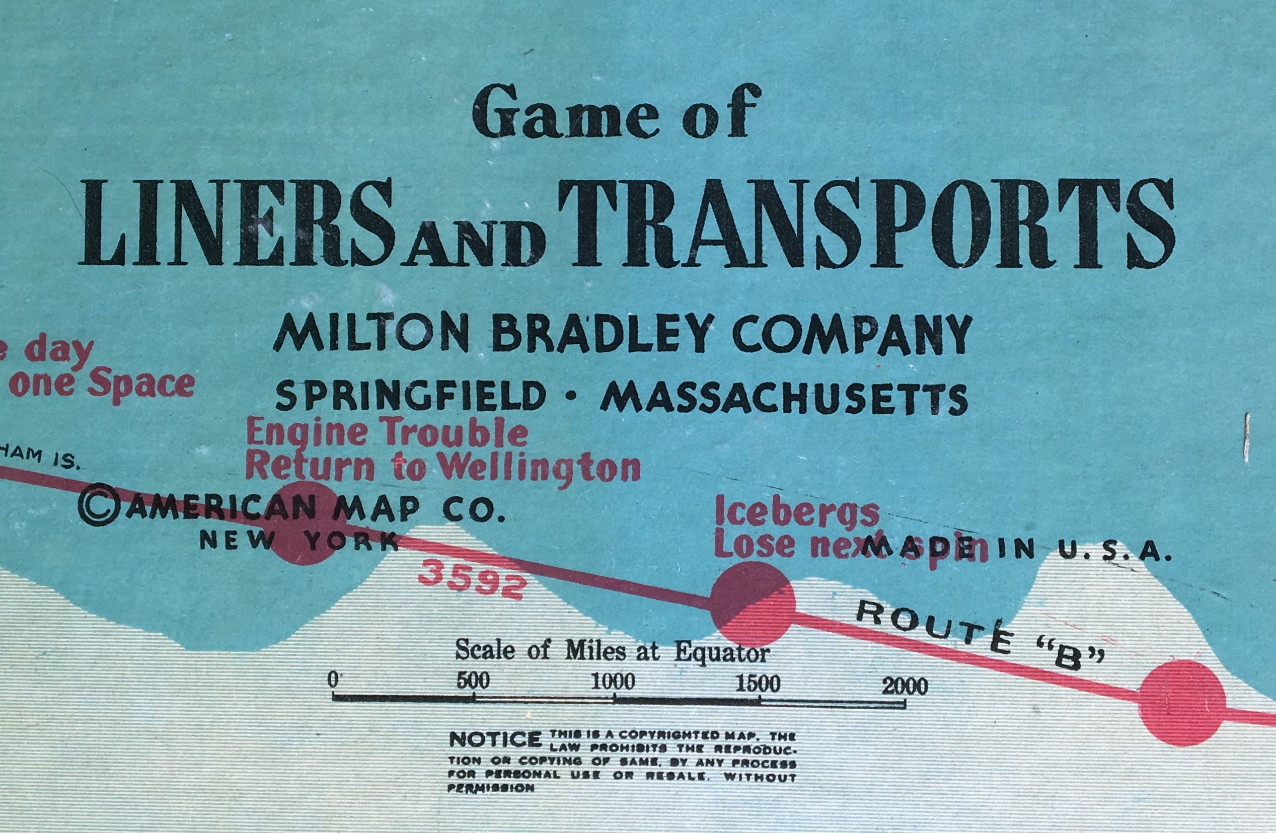 Title and publisher label from Liners and Transports