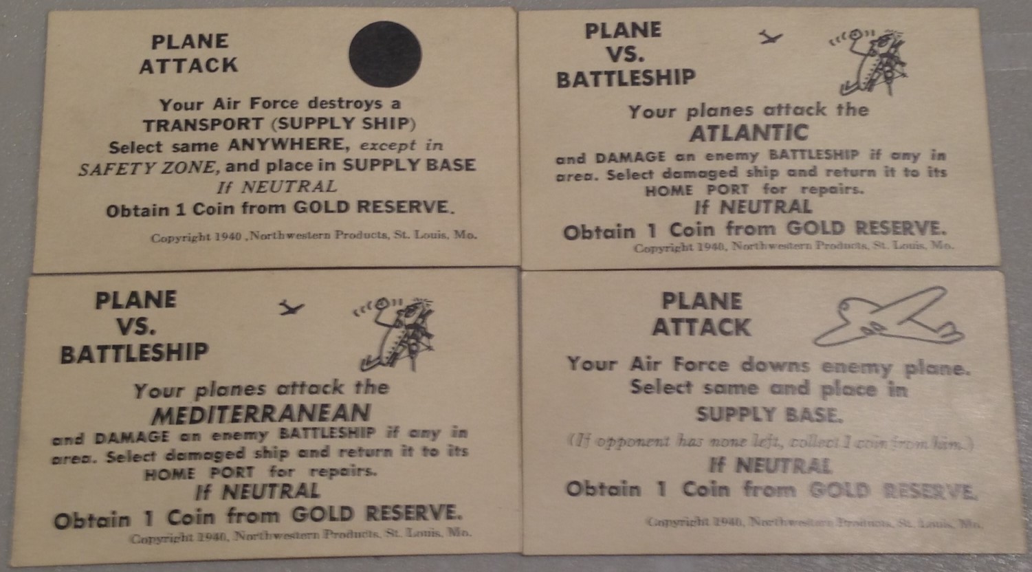 Plane pieces from Tactics