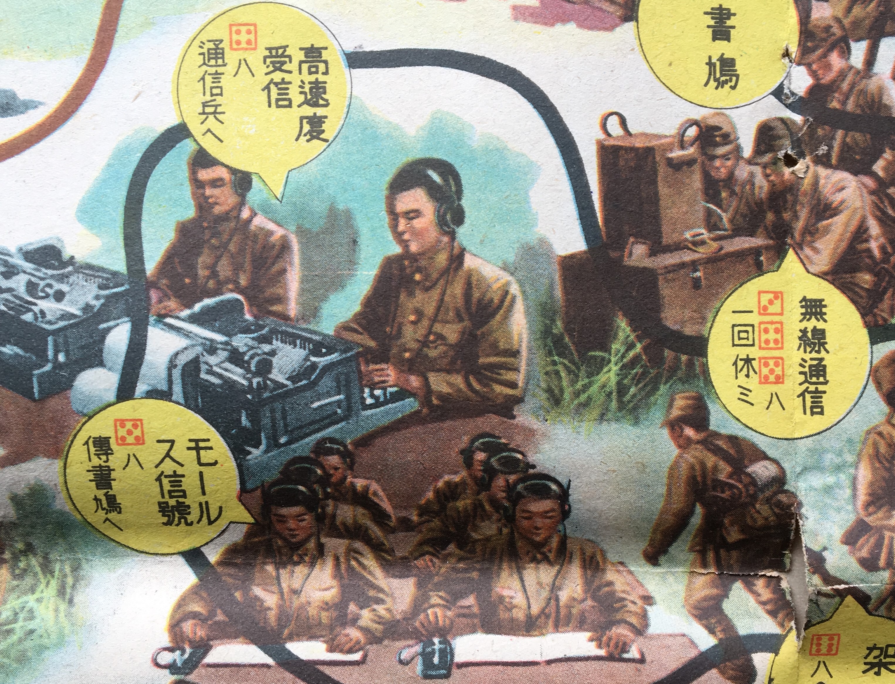 Signals training path on the Child Soldiers game board