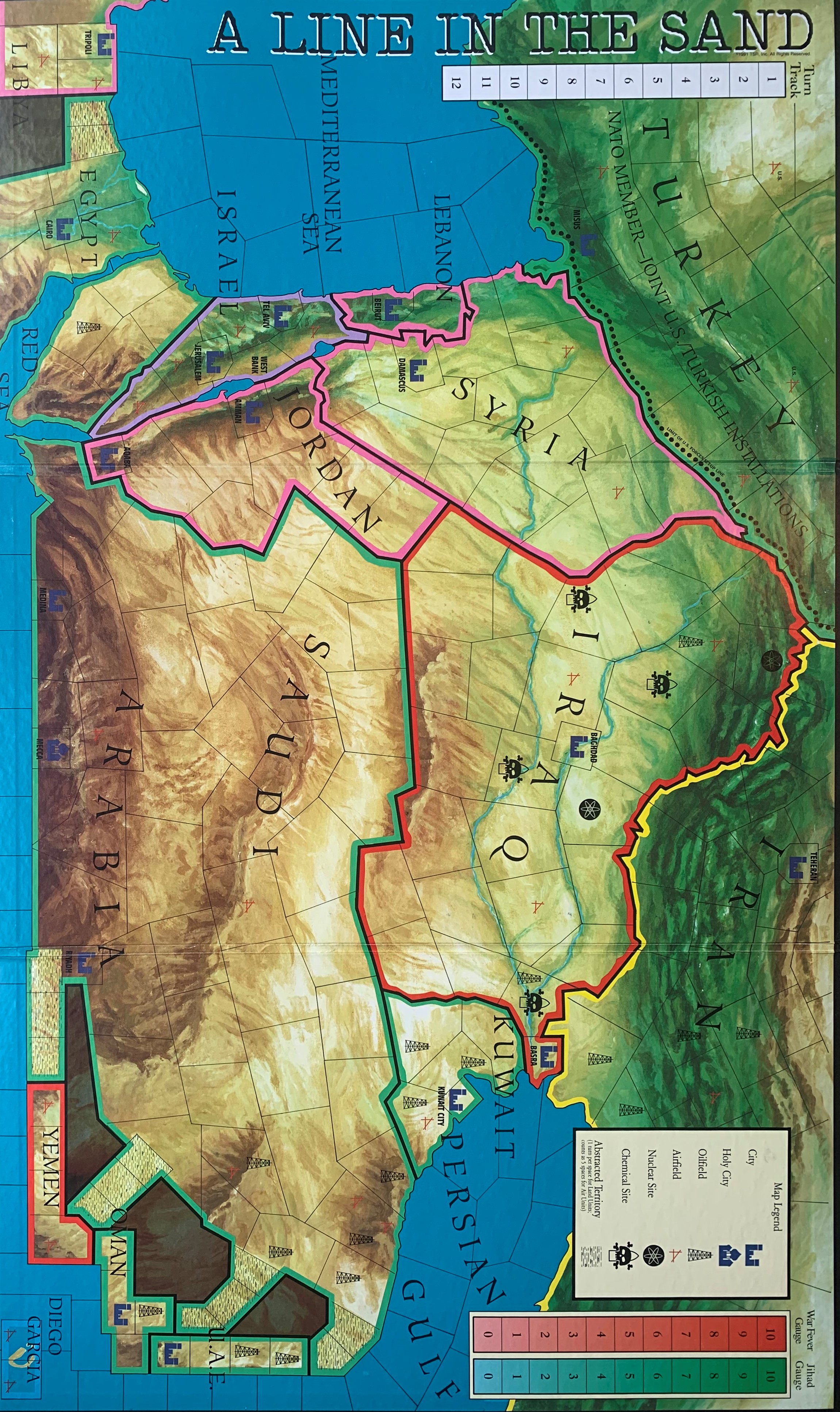 Line In The Sand Map Board