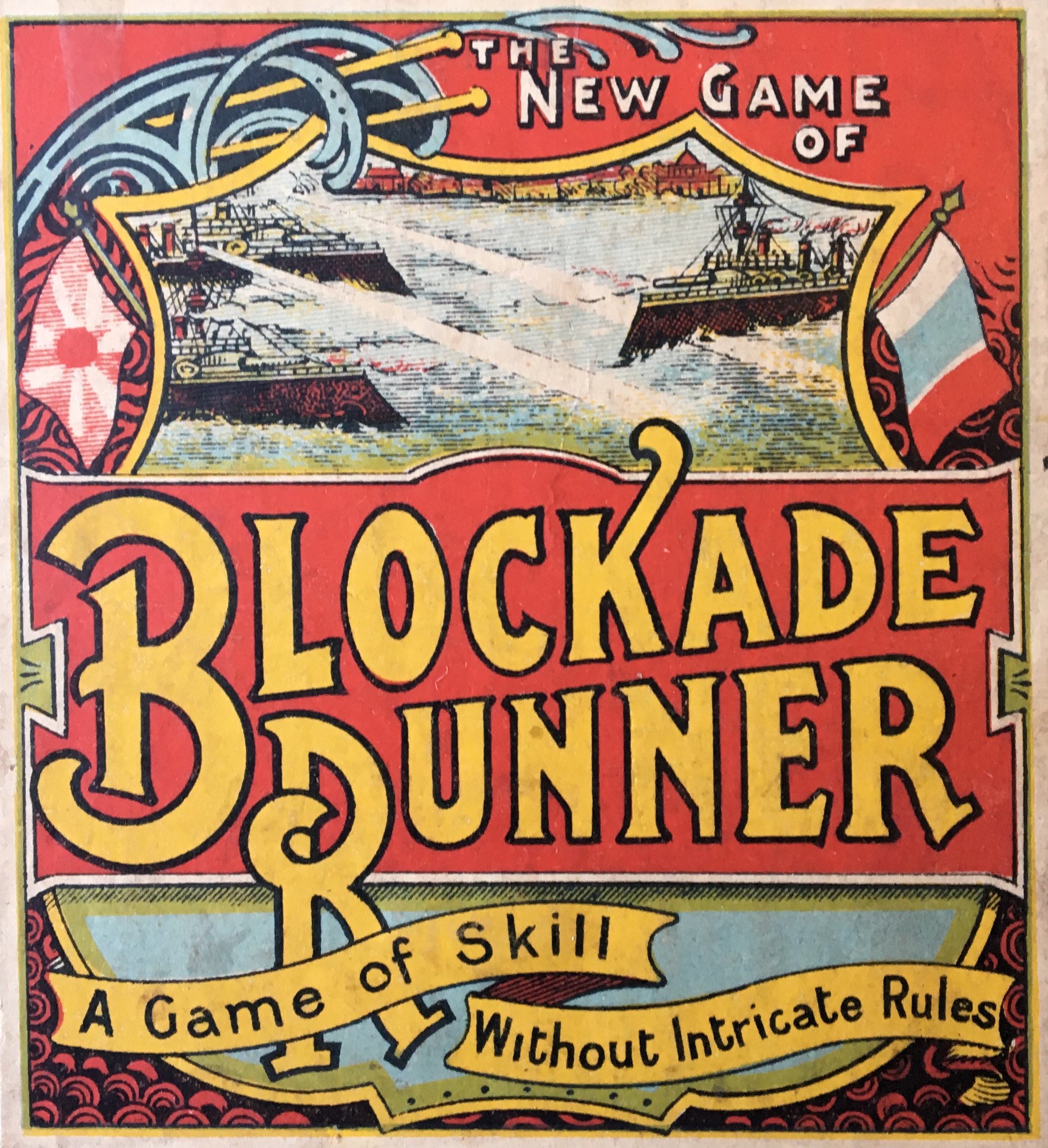 Label for The New Game of Blockade Runner