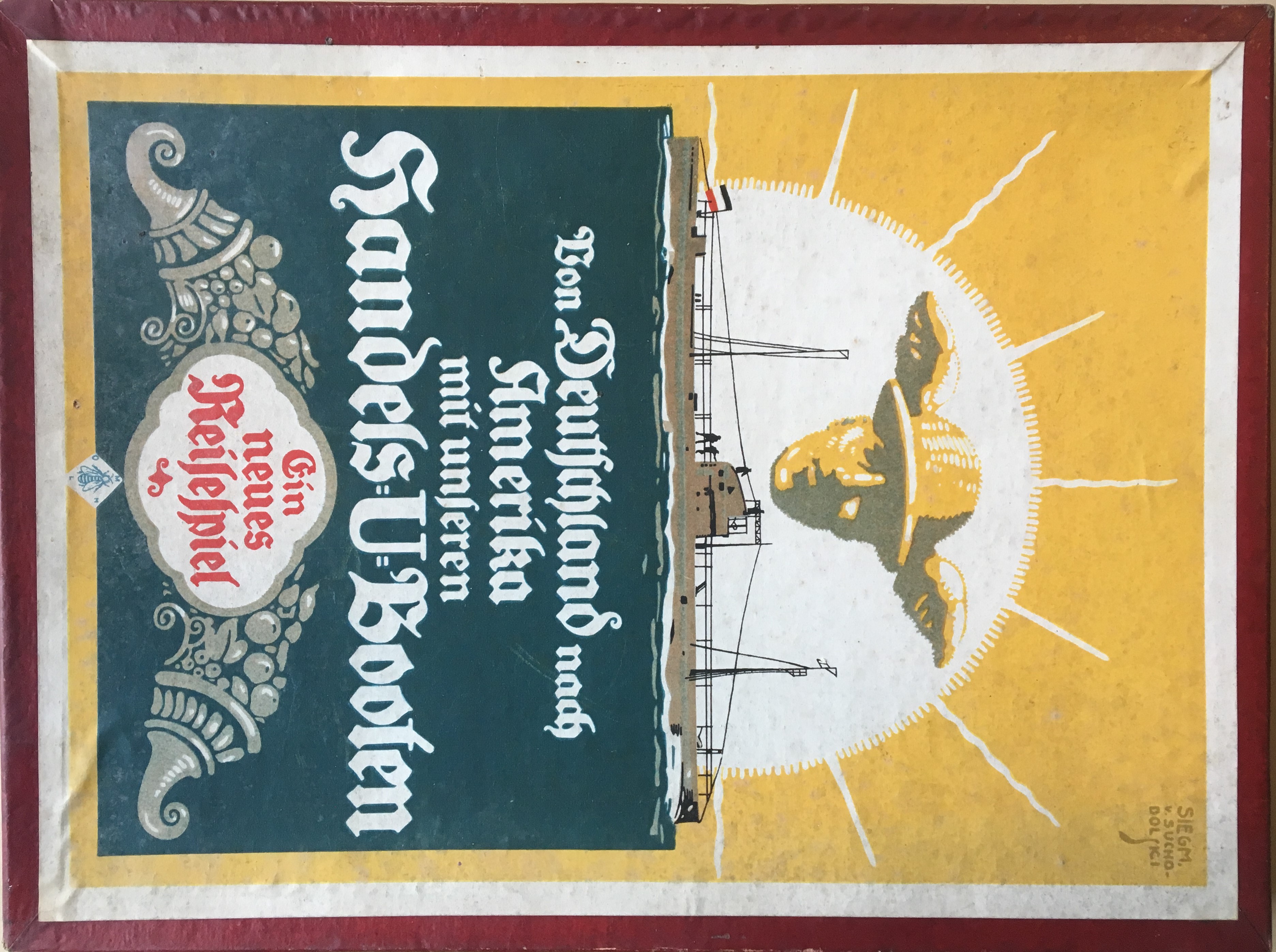 Box cover for Von Deutschland nach Amerika mit unseren Handels-U-booten
