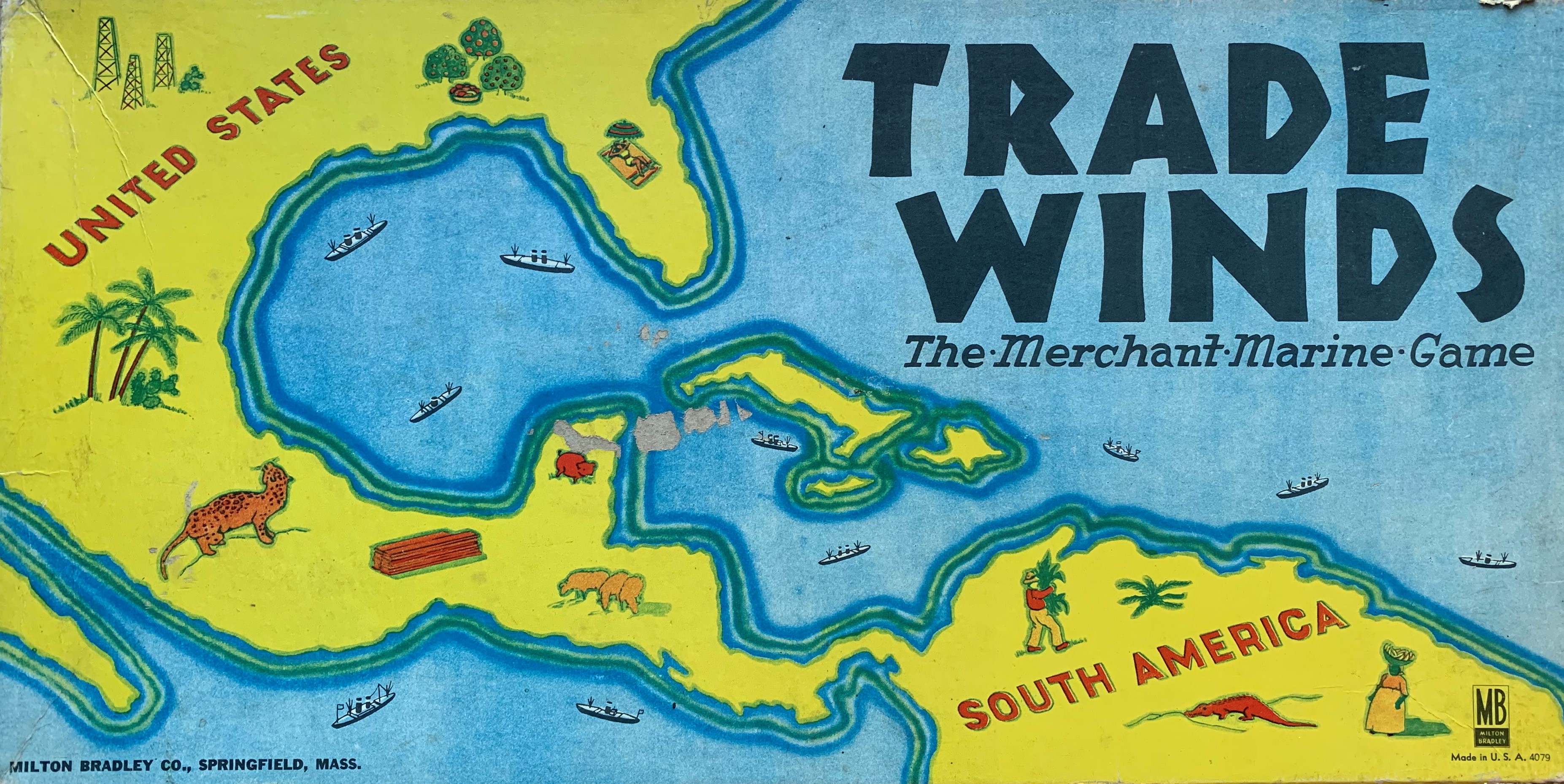 Box cover for Trade Winds: The Merchant Marine Game