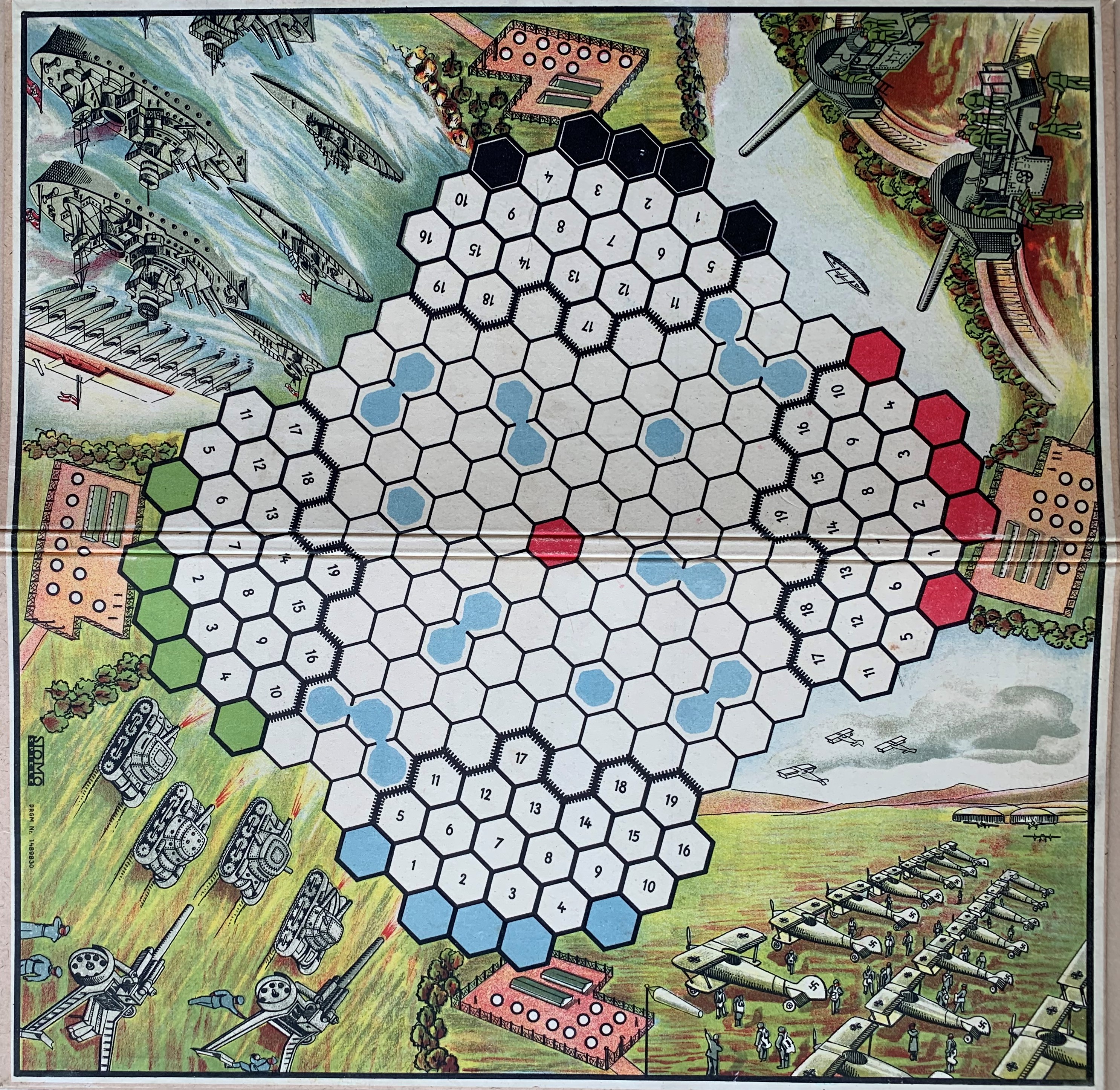 Game board from Bunker