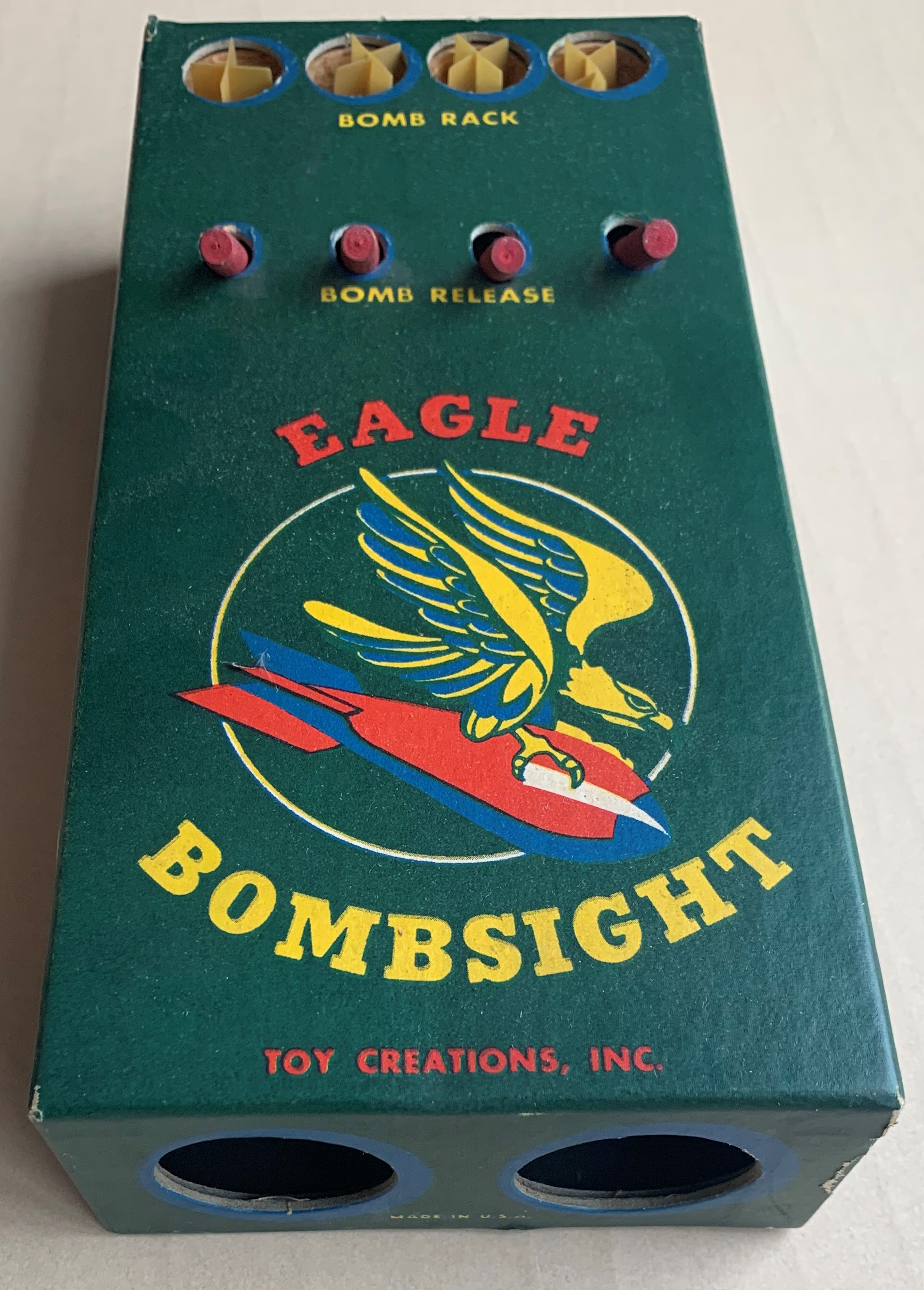 Oblique view of the Eagle Bombsight dexterity game