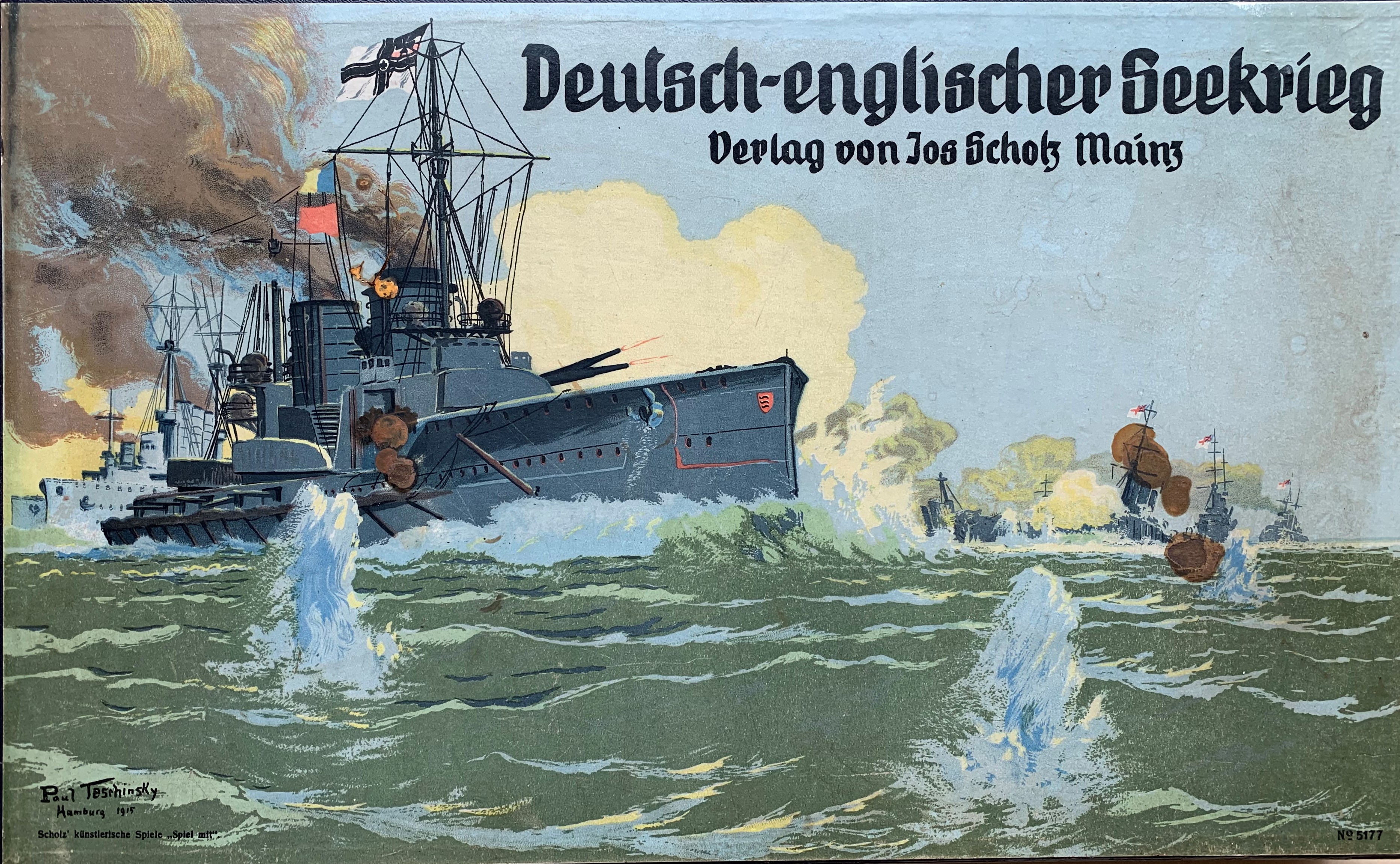 Box cover for Deutsch-englischer Seekrieg