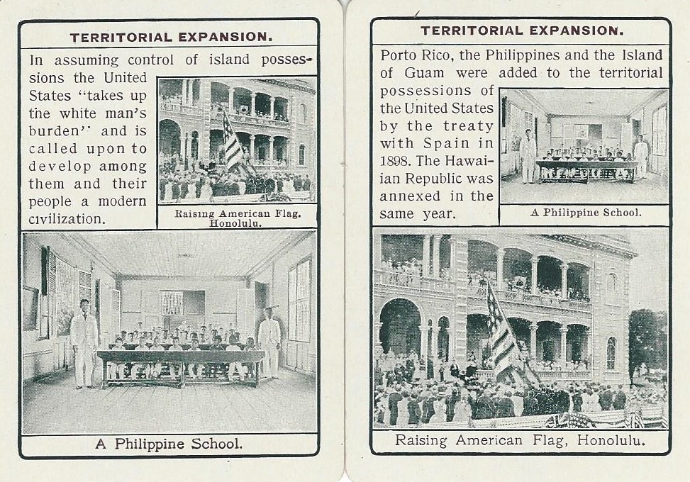 Territorial expansion cards from Our National Life