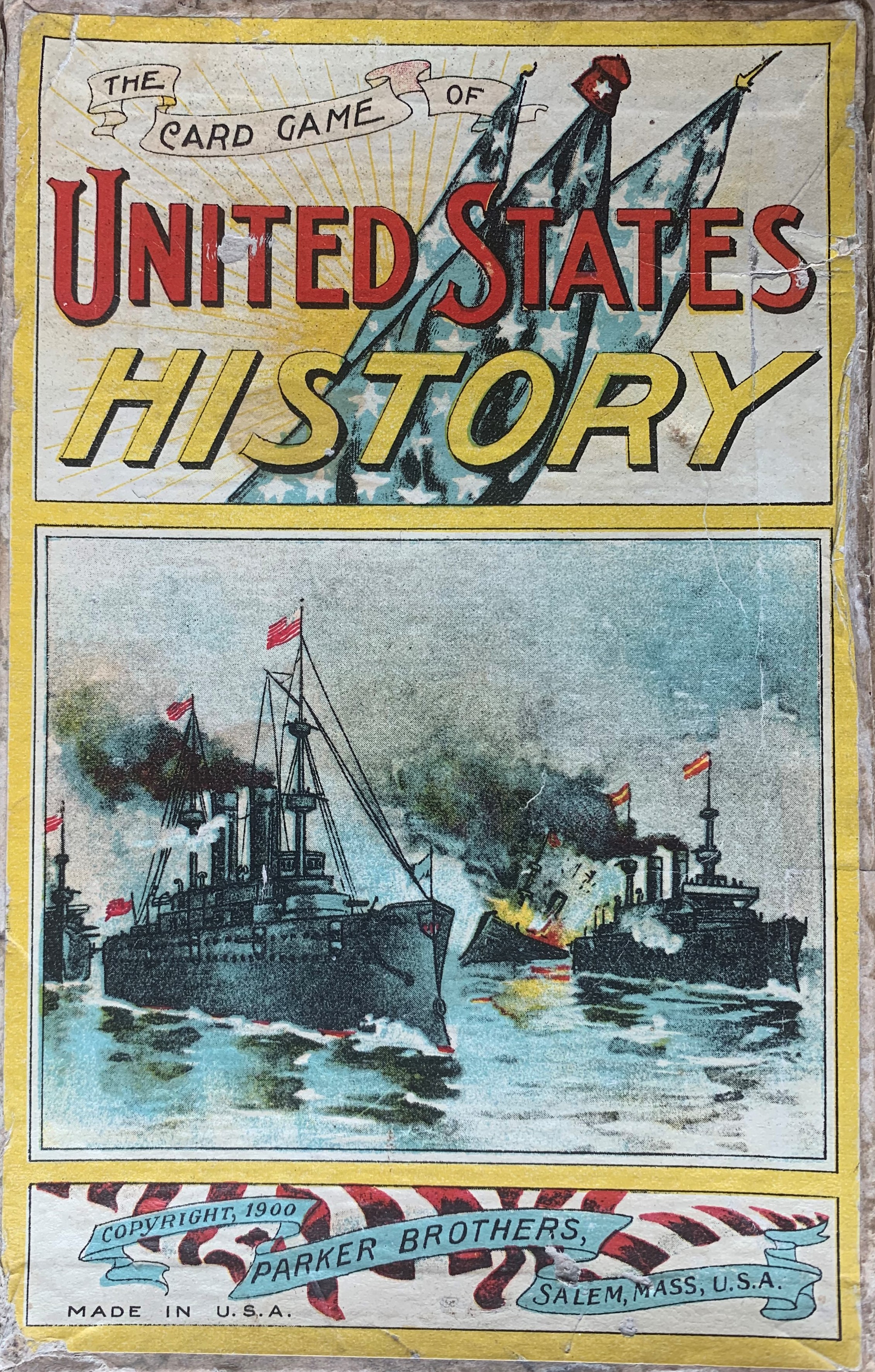 Box cover for The Card Game of United States History