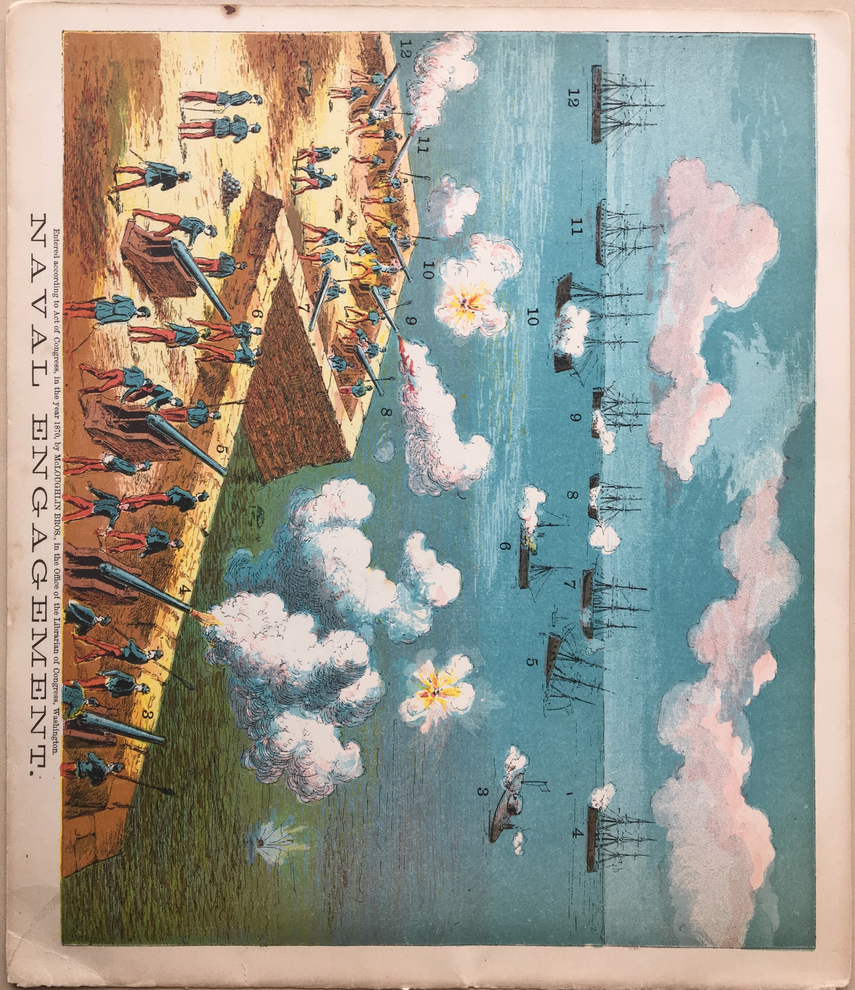 Complete sheet for Naval Engagement game