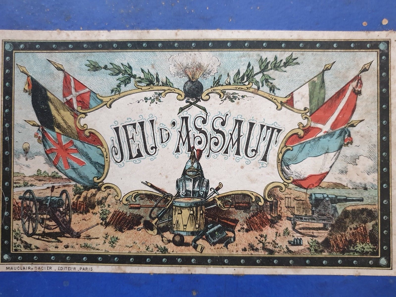 Publisher label for Mauclair-Dacier Jeu d'Assault