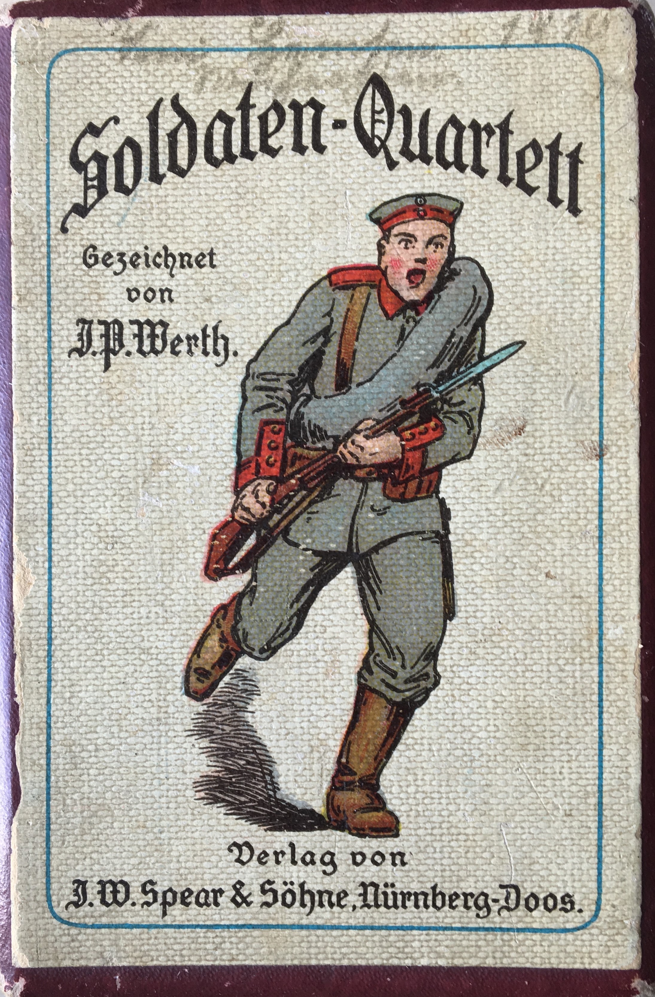 Box cover for Soldaten-Quartett