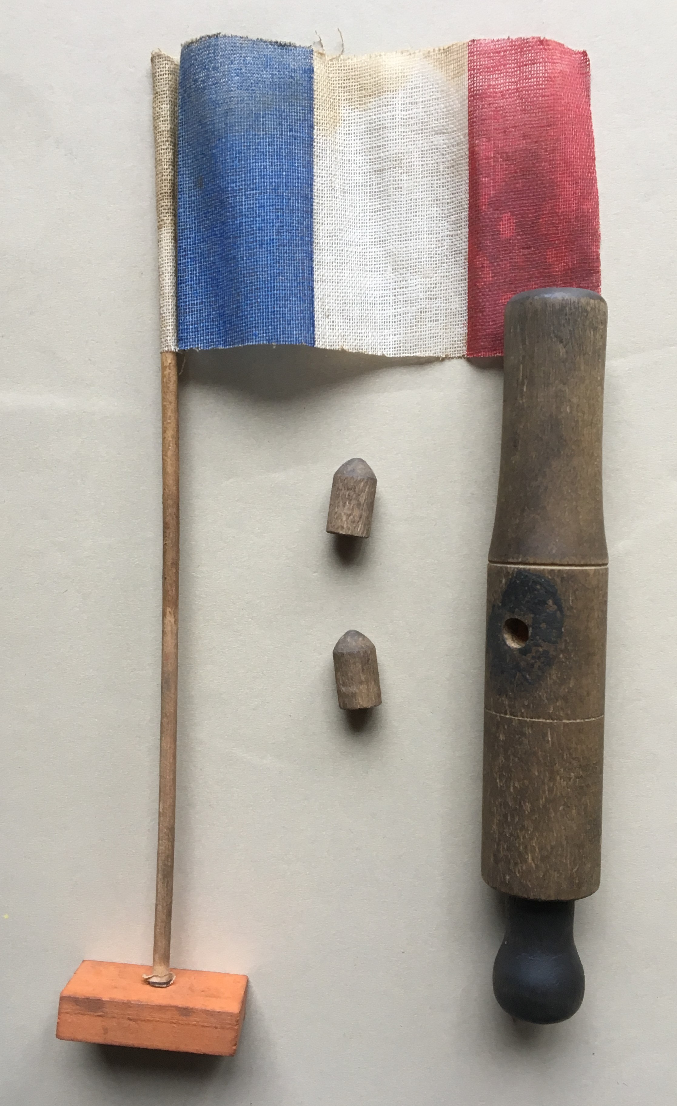 French Flag And Gun