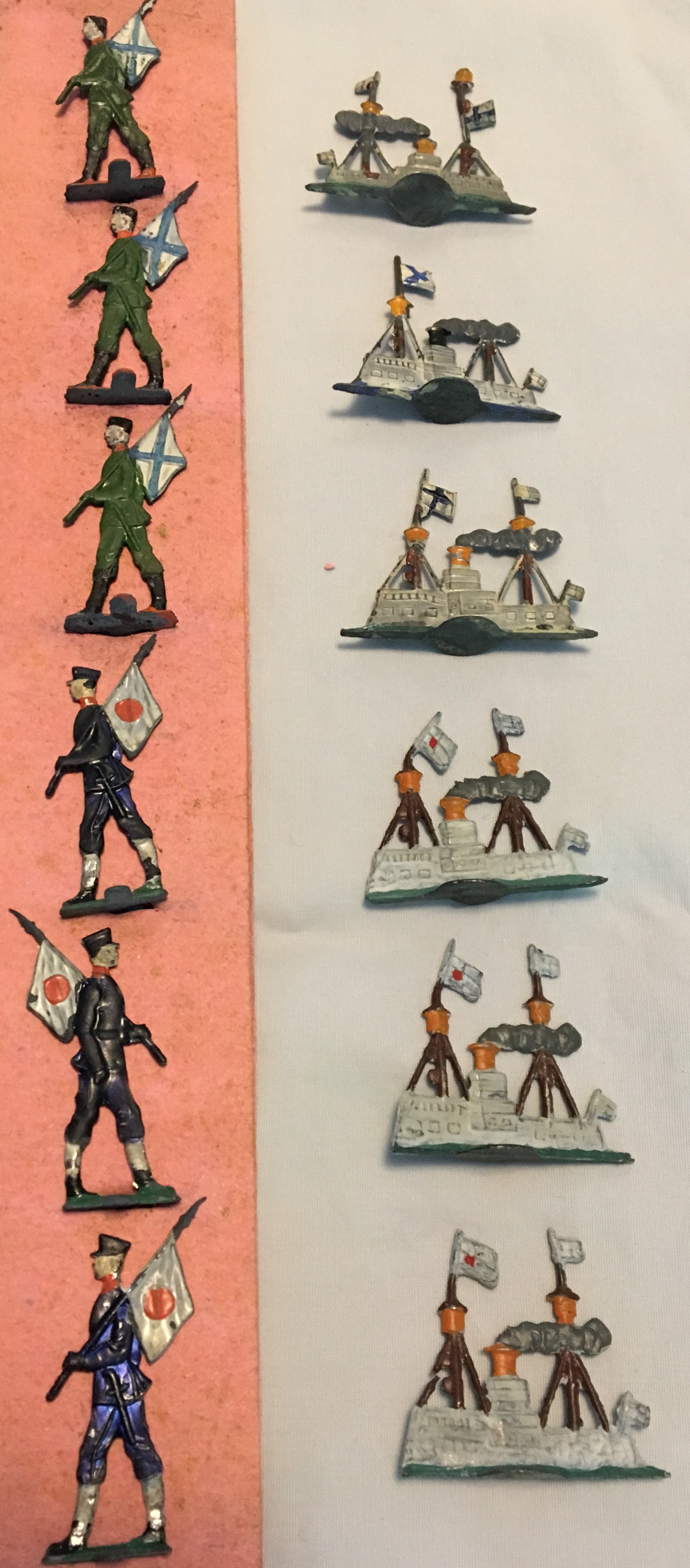 Russische Japanische Pieces