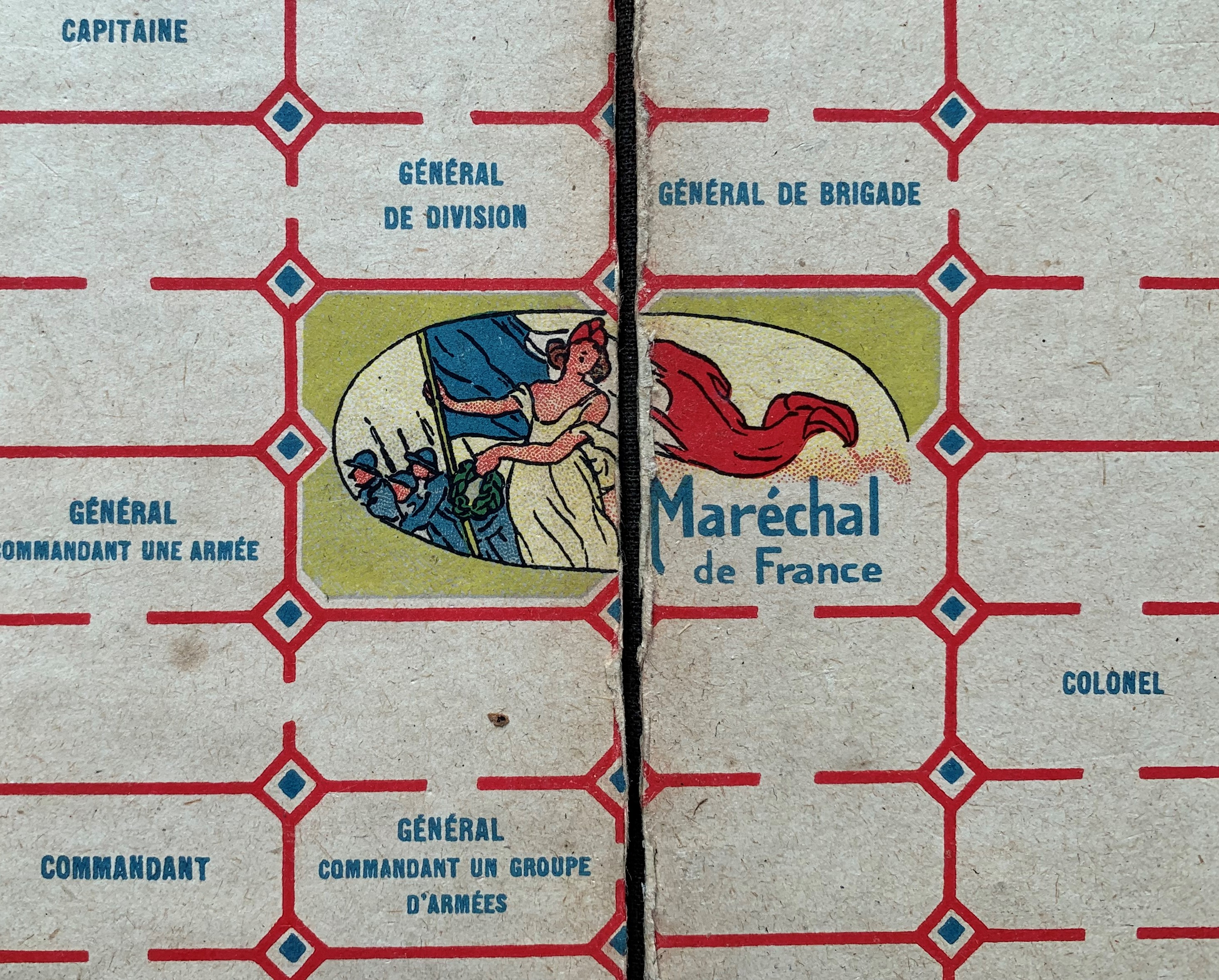 Marshal of France space on the Jeu des Poilus board