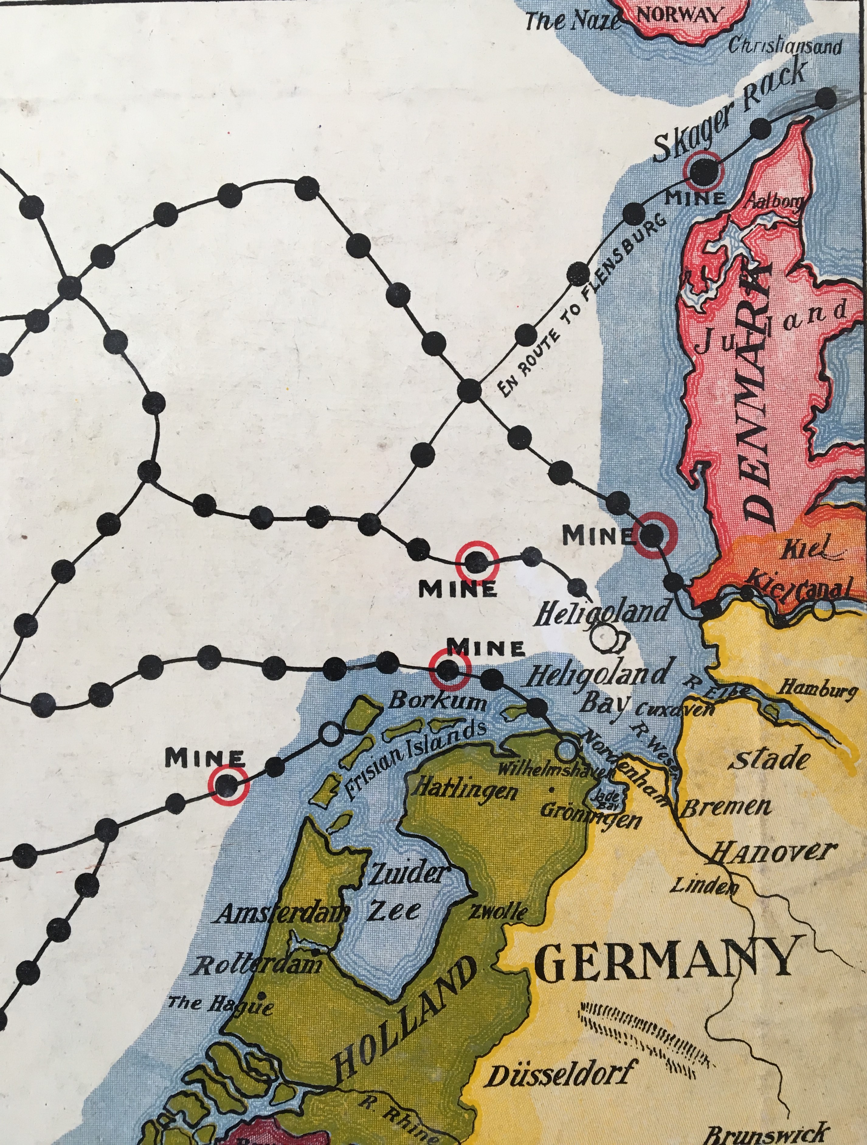 German naval bases on the Defence board