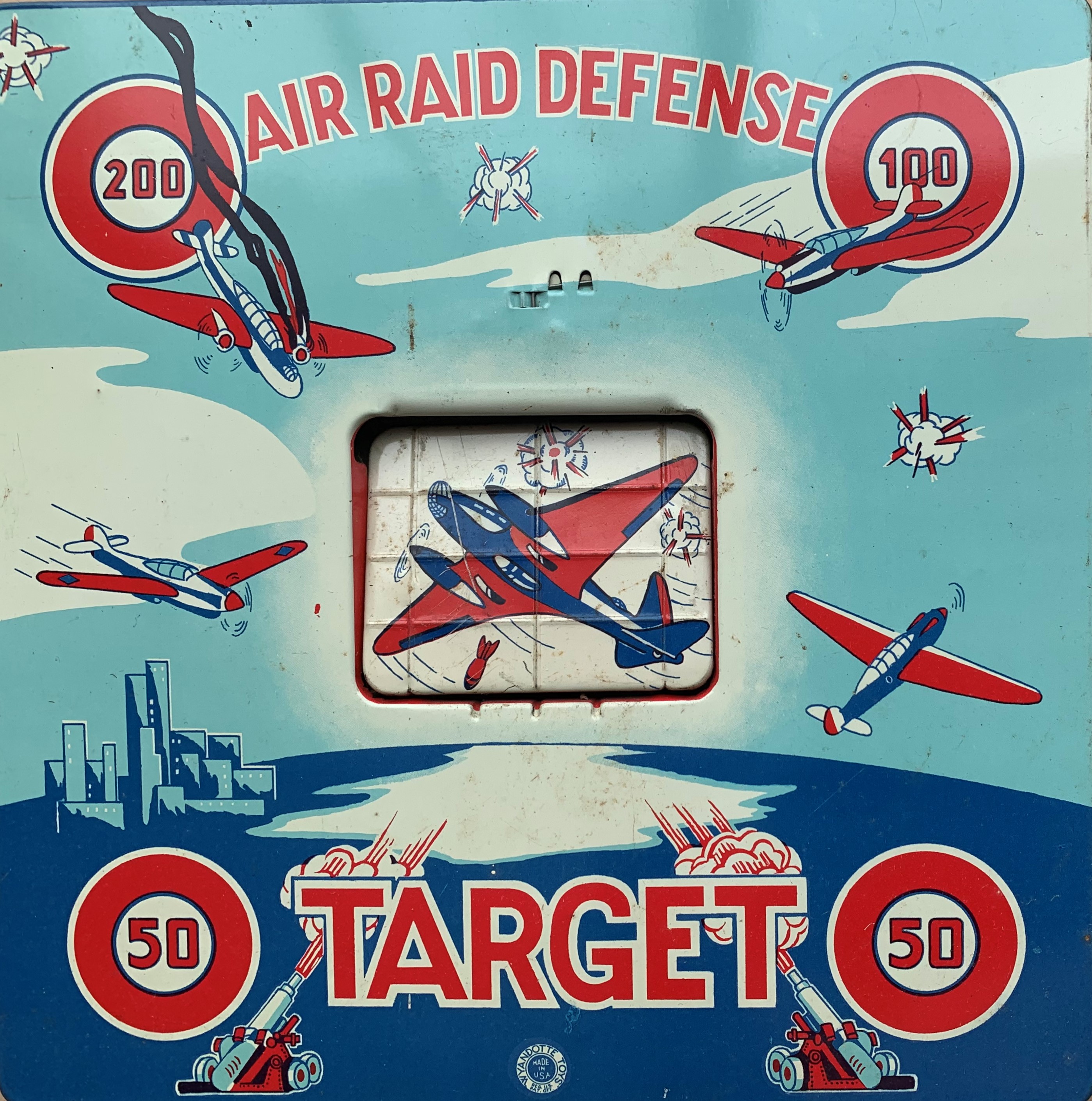 Air Raid Defense Target Board