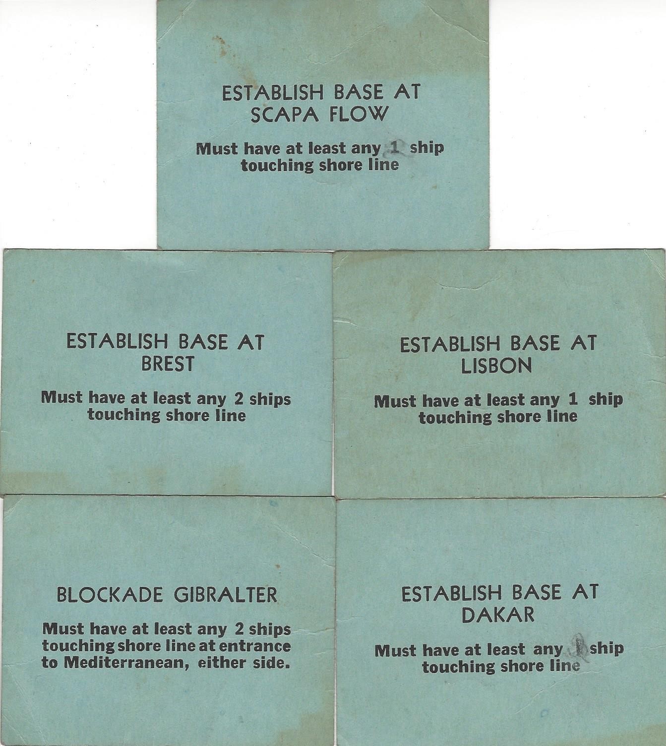 Defense American Objective Cards