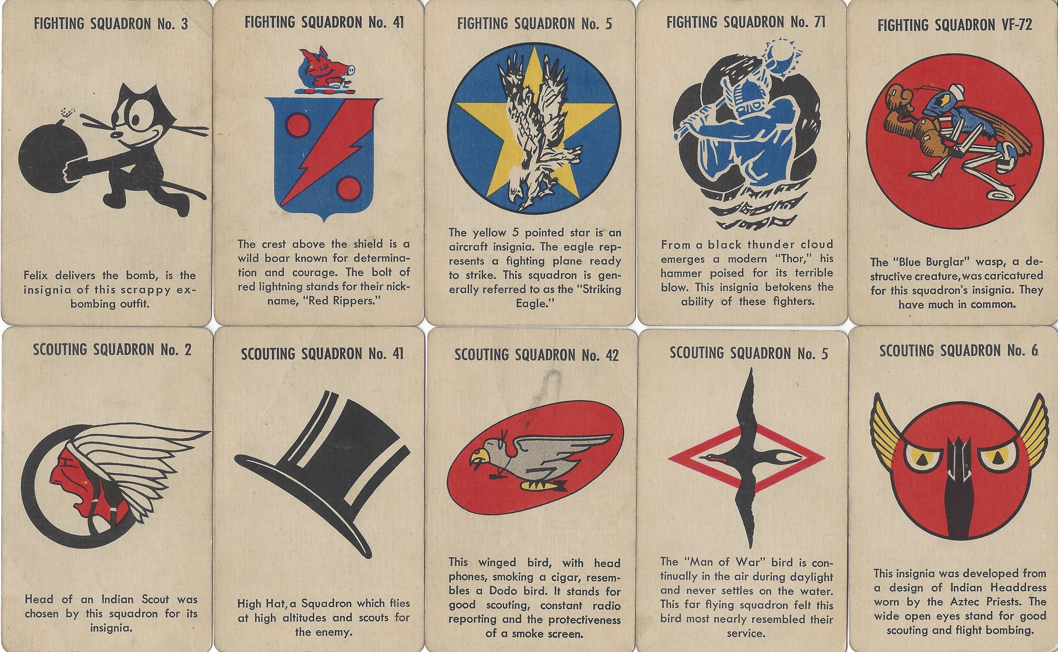 Squadron Fighters And Scouts