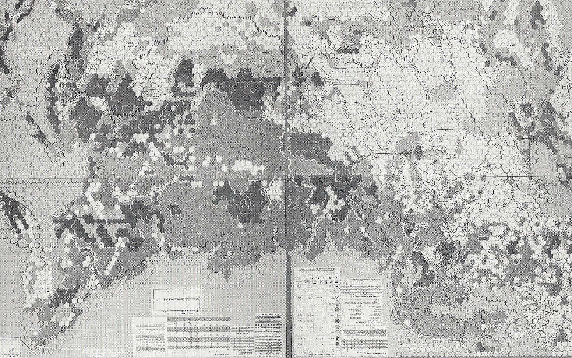 Moscow Bw Map Rsu